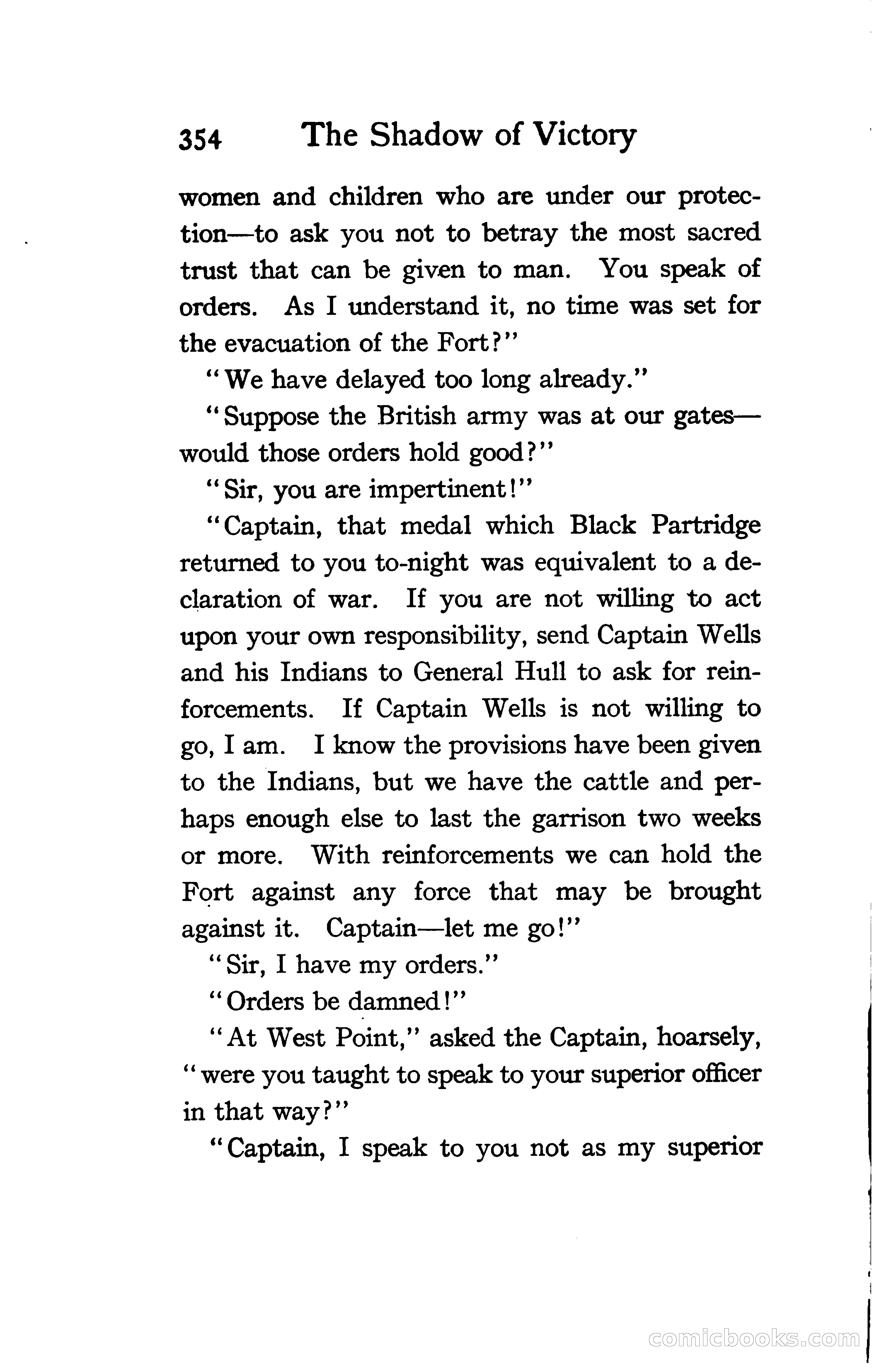 The Shadow of Victory: A Romance of Fort Dearborn — page 373 of 399