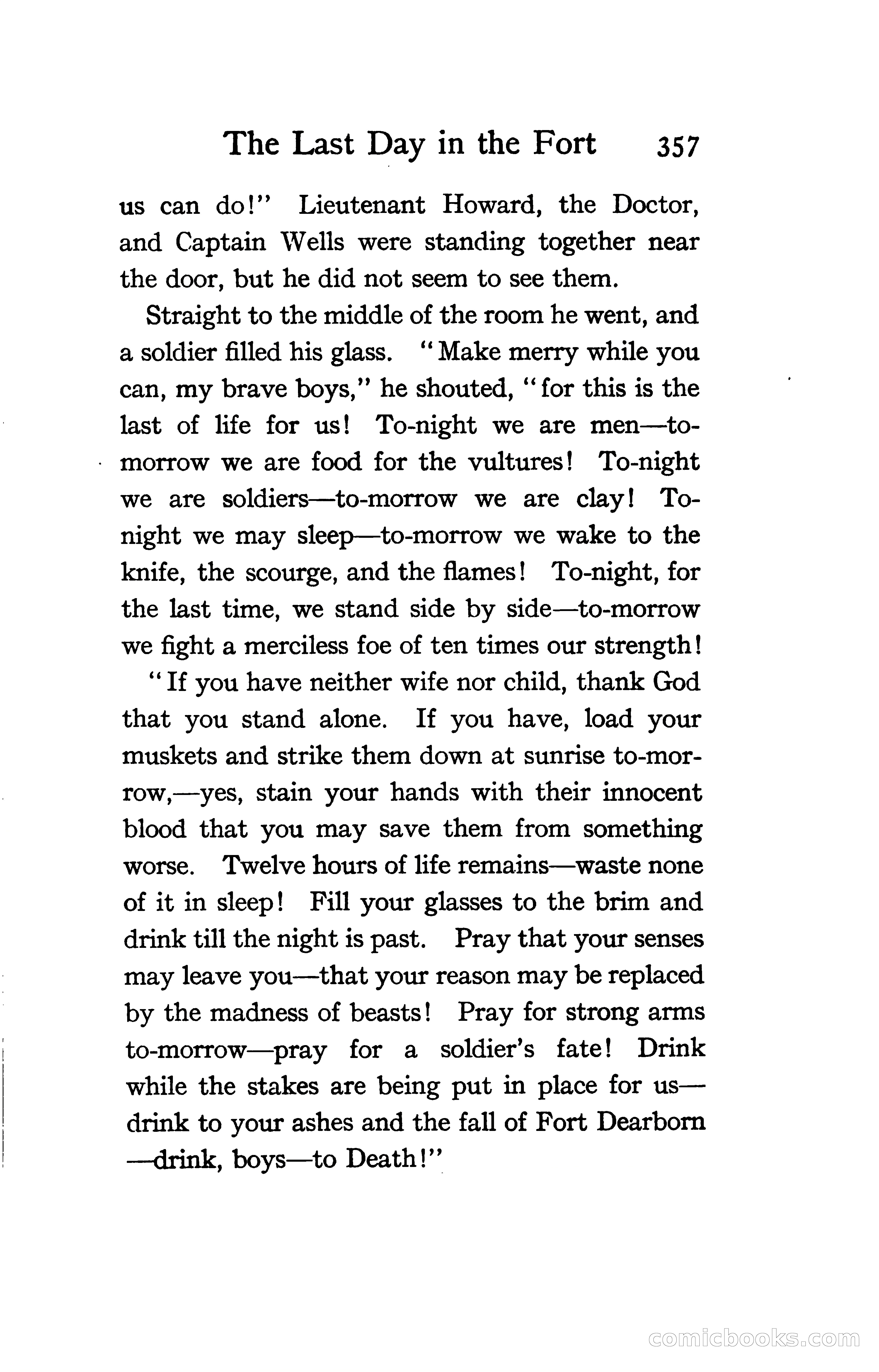 The Shadow of Victory: A Romance of Fort Dearborn — page 376 of 399