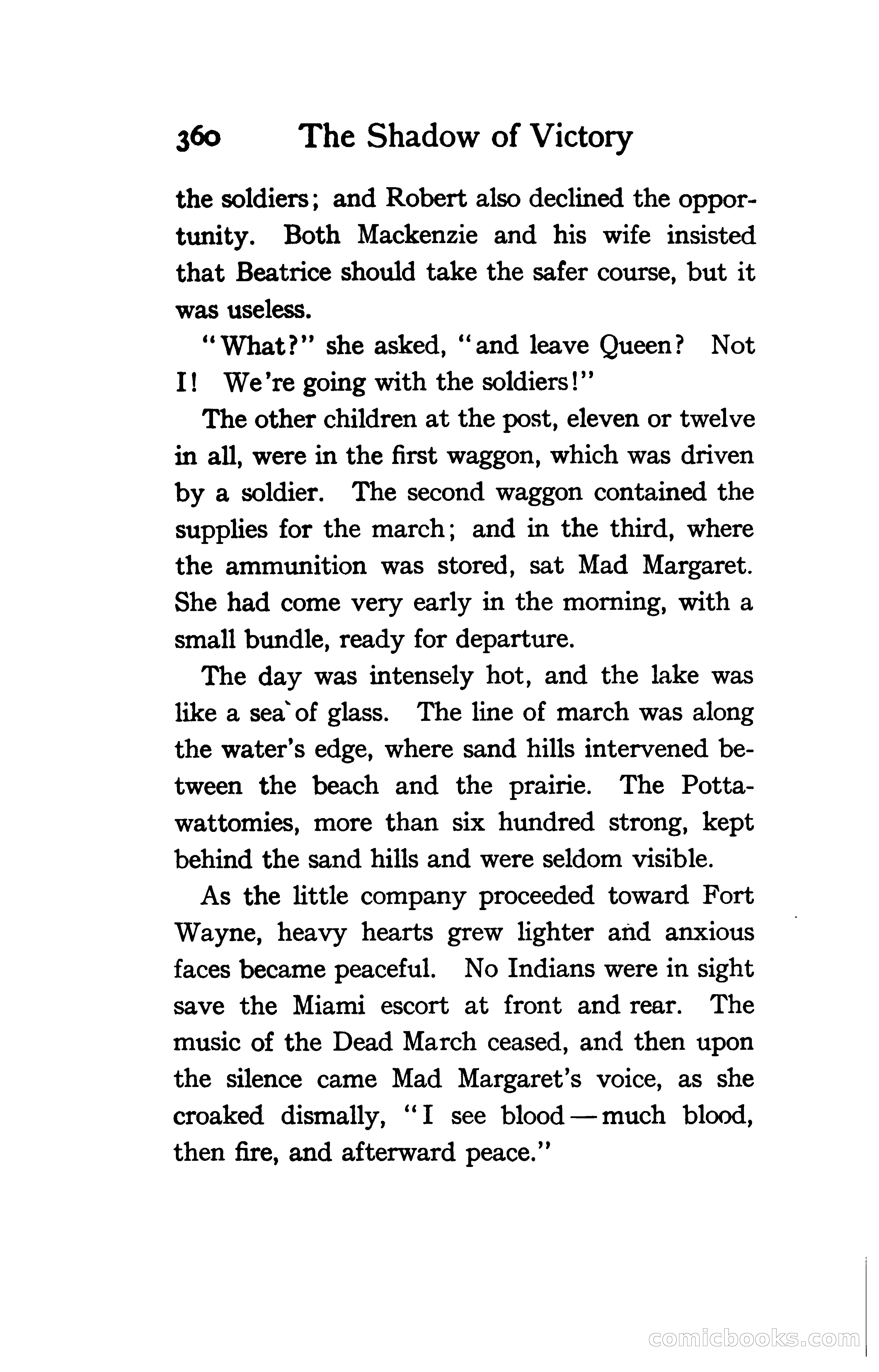 The Shadow of Victory: A Romance of Fort Dearborn — page 379 of 399