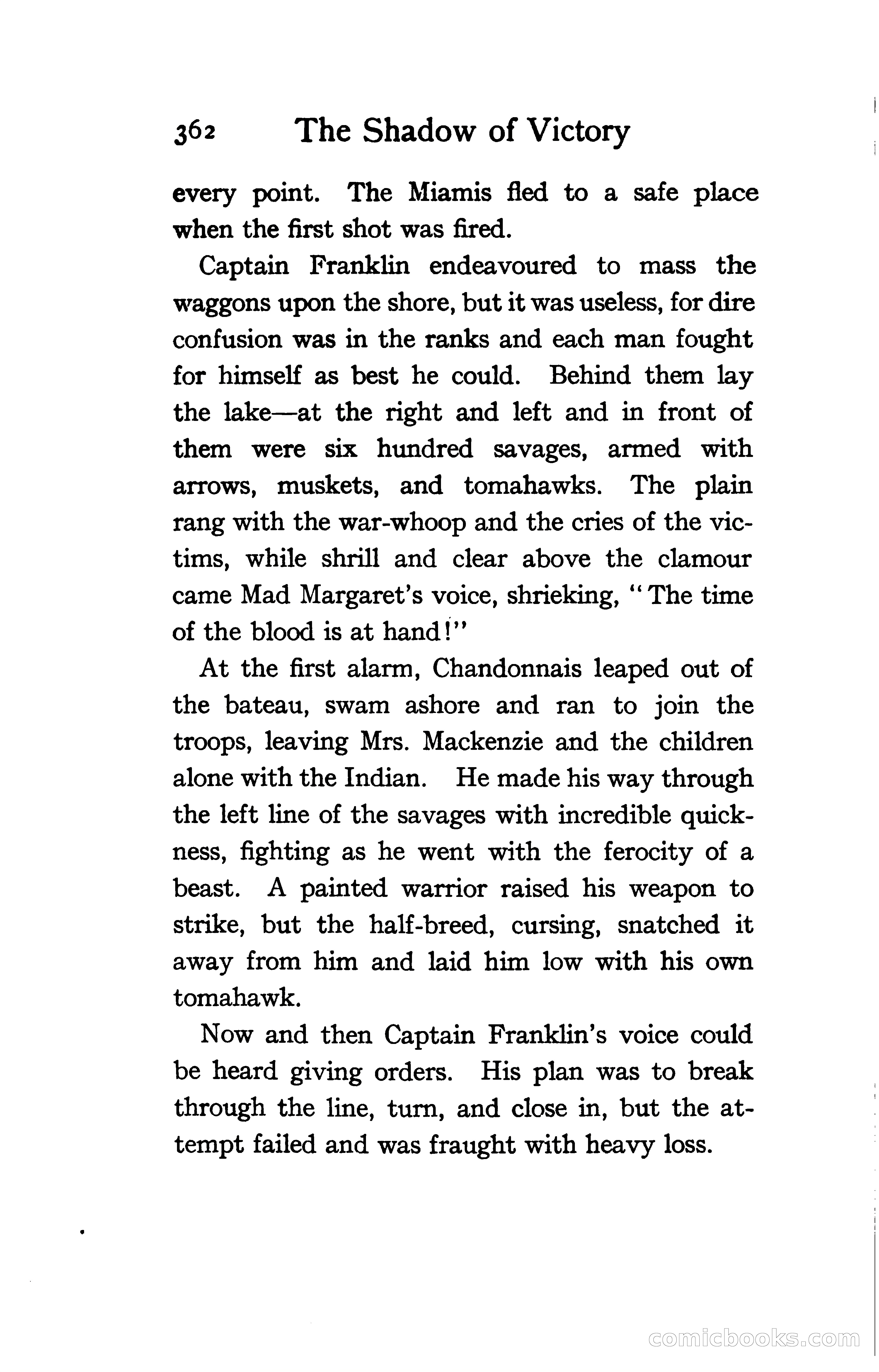 The Shadow of Victory: A Romance of Fort Dearborn — page 381 of 399