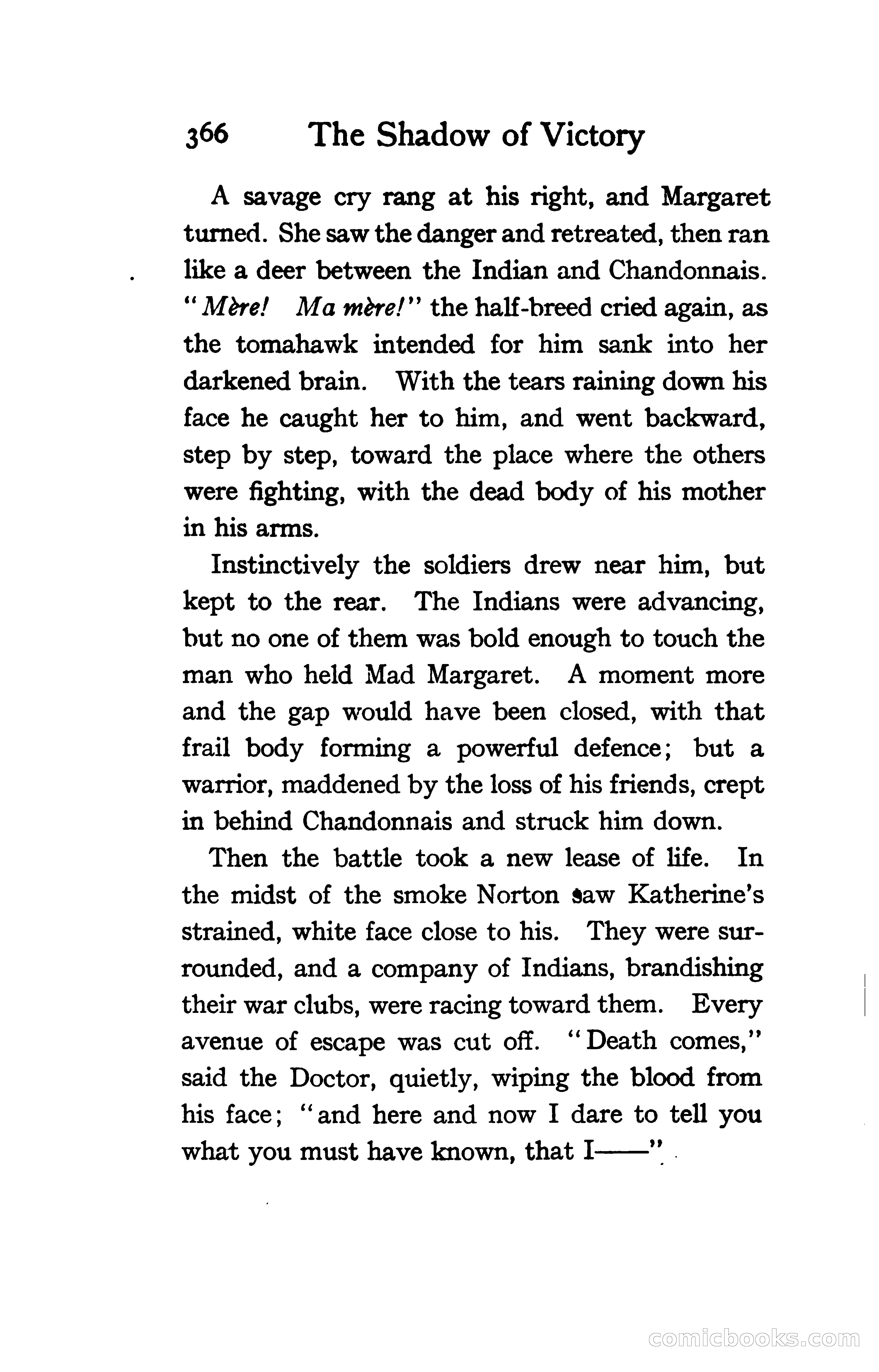 The Shadow of Victory: A Romance of Fort Dearborn — page 385 of 399