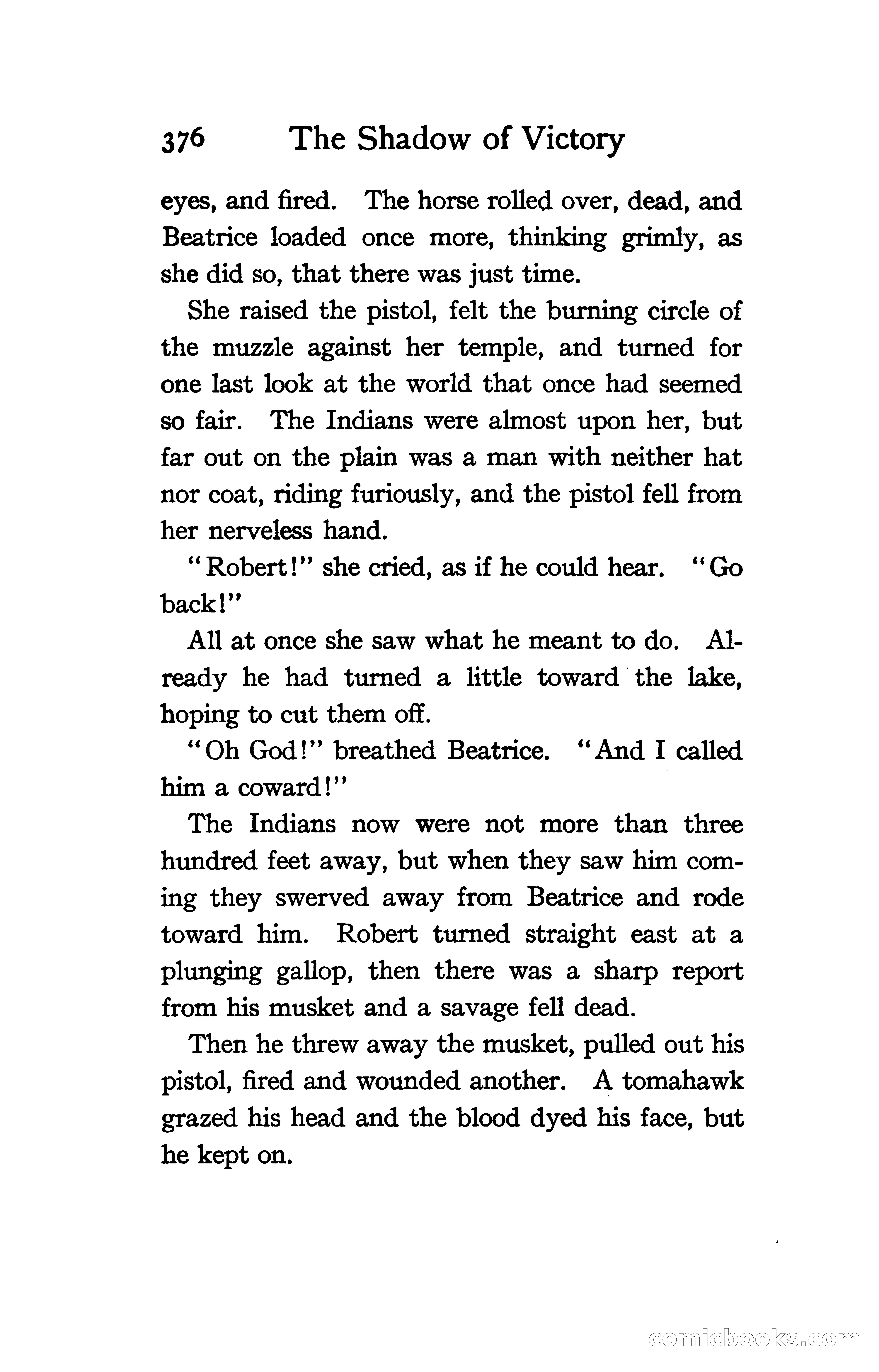 The Shadow of Victory: A Romance of Fort Dearborn — page 395 of 399