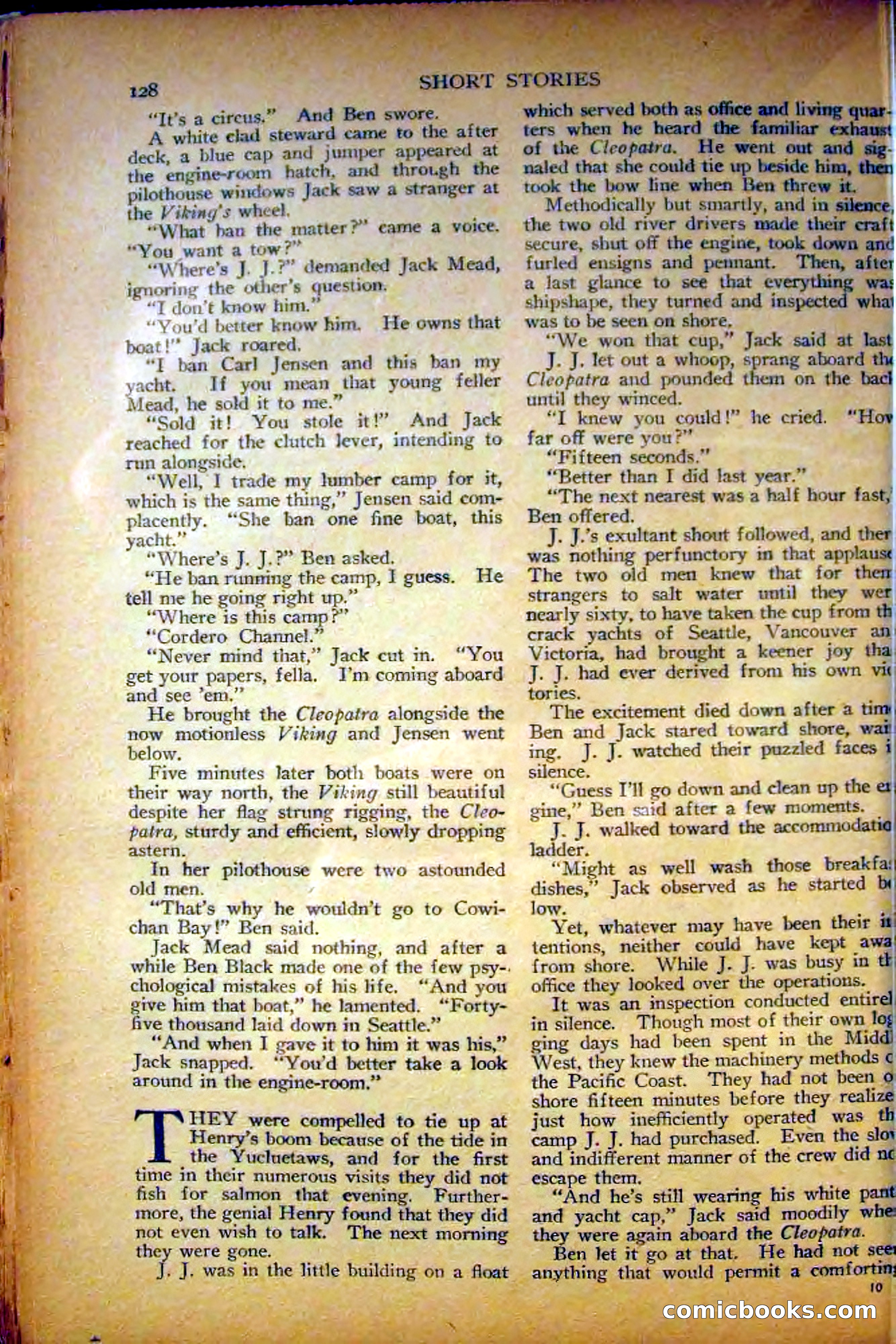 Short Stories, August 10, 1926 — page 138 of 194