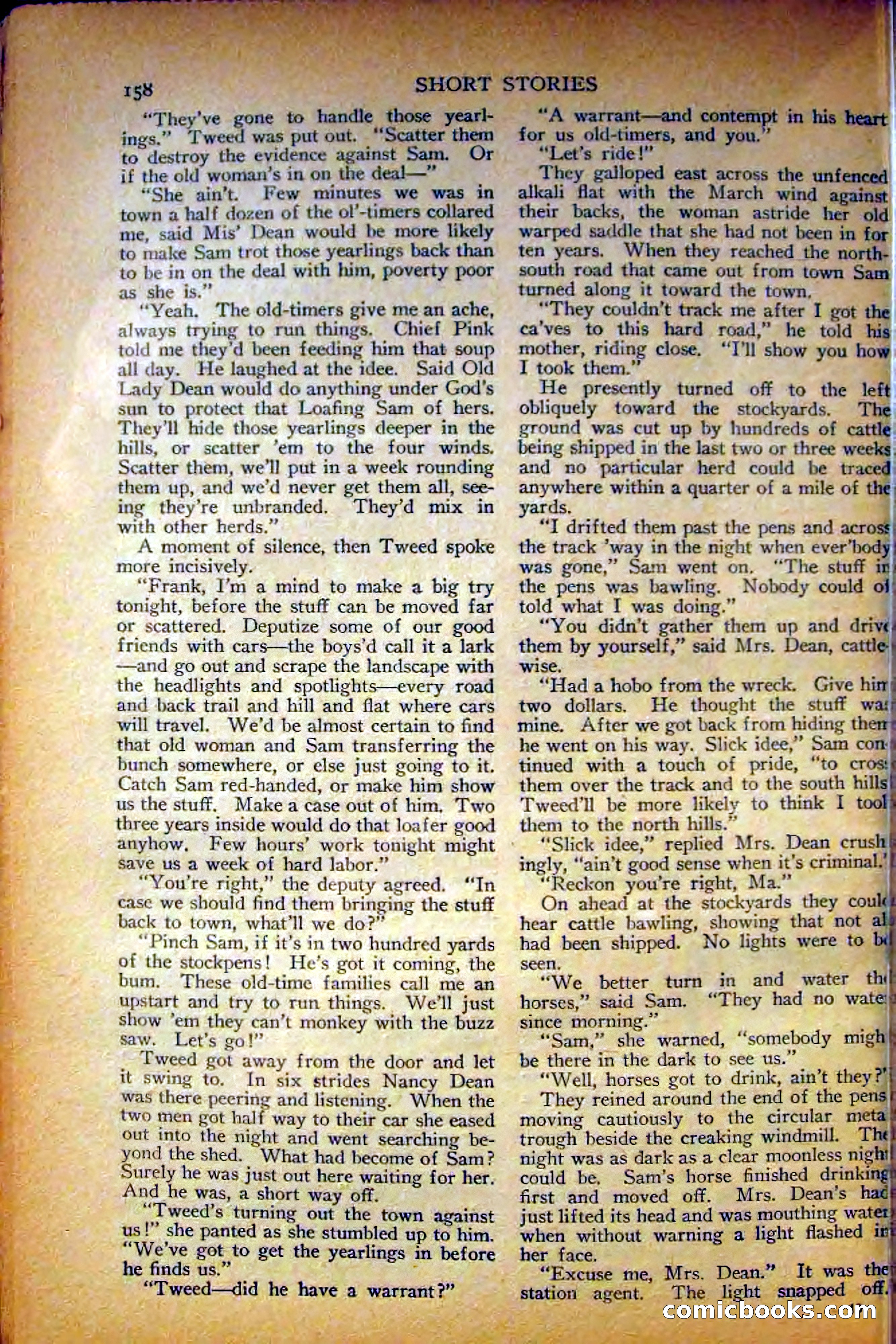 Short Stories, August 10, 1926 — page 168 of 194