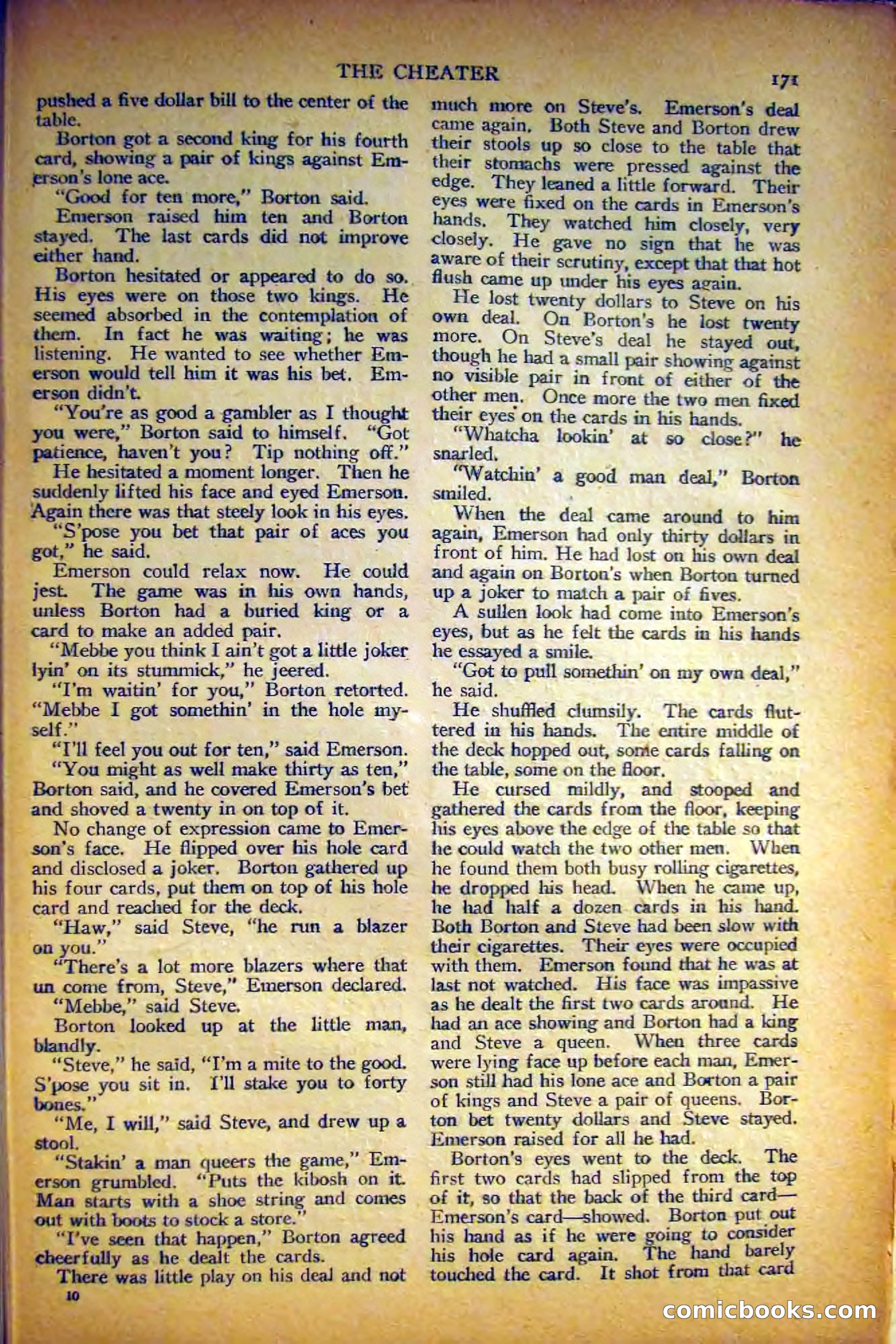Short Stories, August 10, 1926 — page 181 of 194