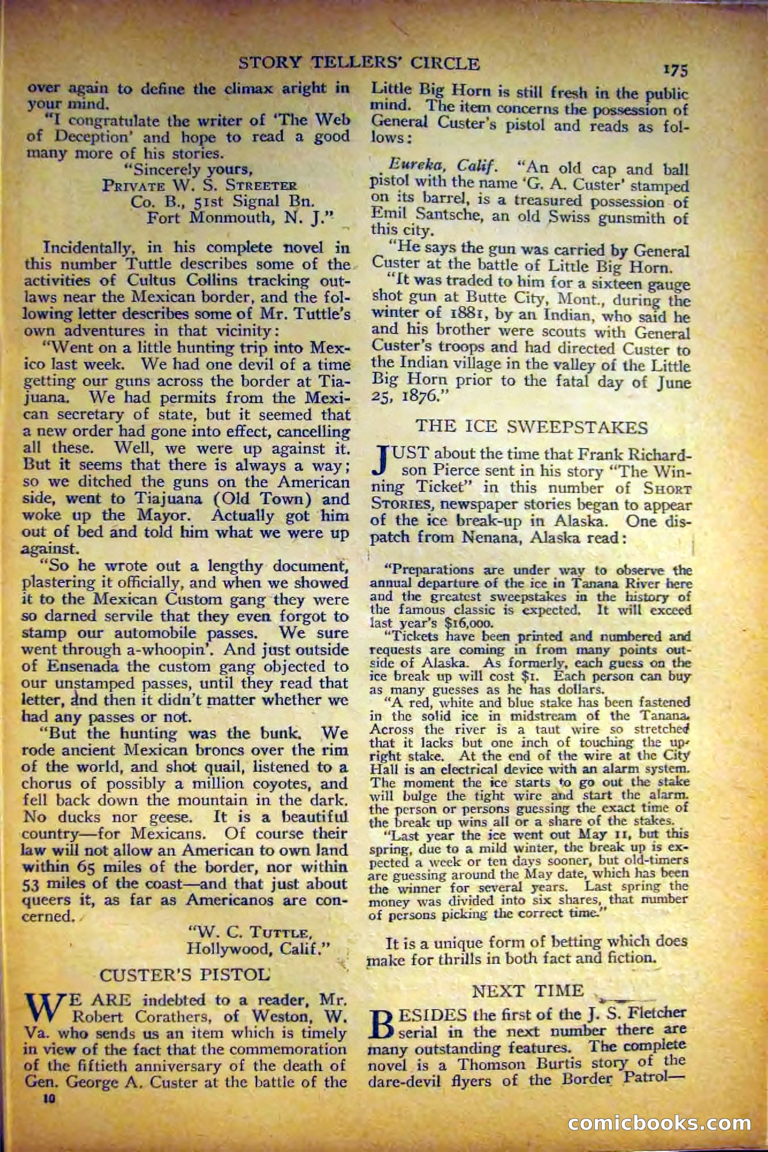 Short Stories, August 10, 1926 — page 185 of 194
