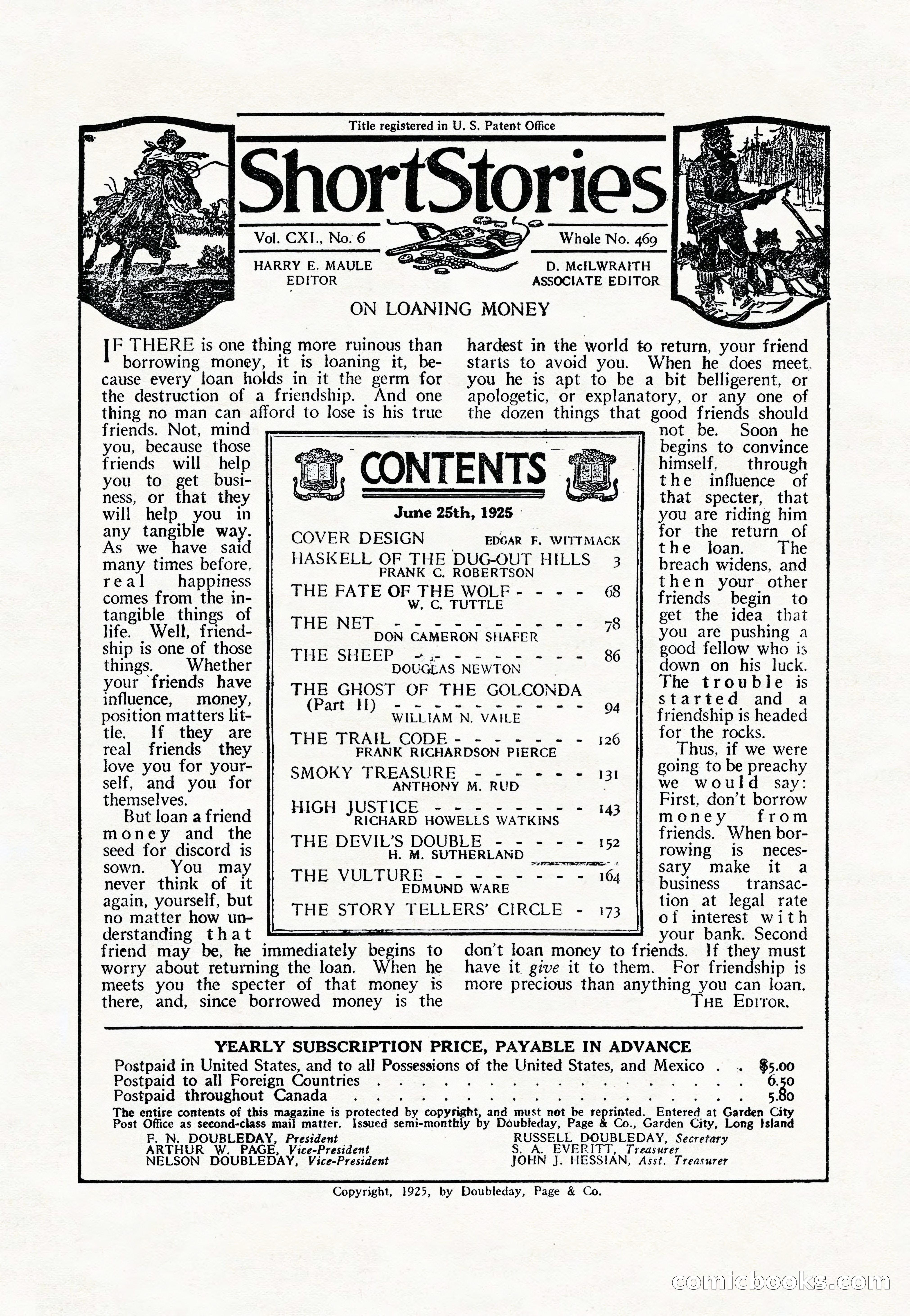 Short Stories, June 25, 1925 — page 3 of 178