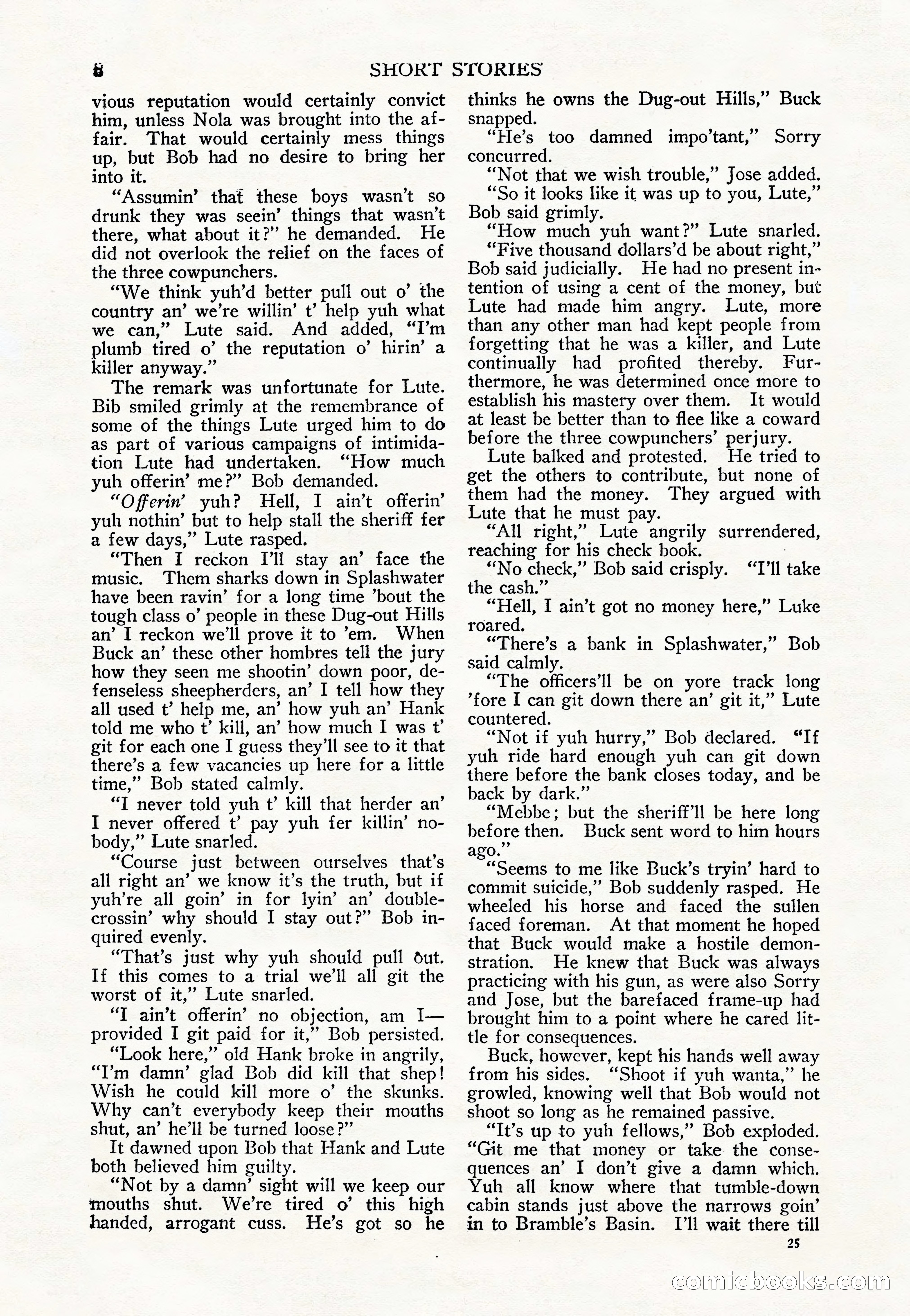 Short Stories, June 25, 1925 — page 10 of 178