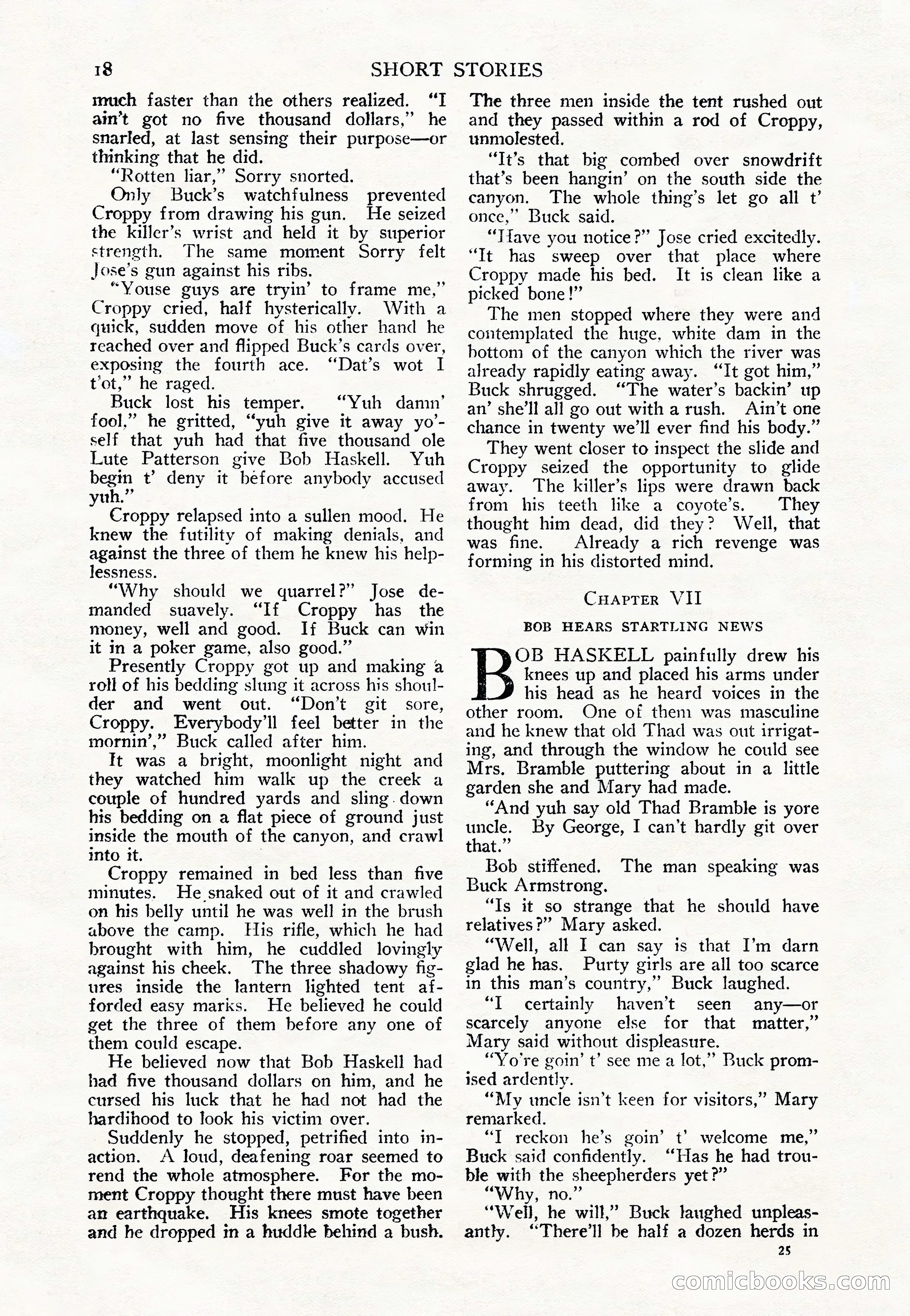Short Stories, June 25, 1925 — page 20 of 178