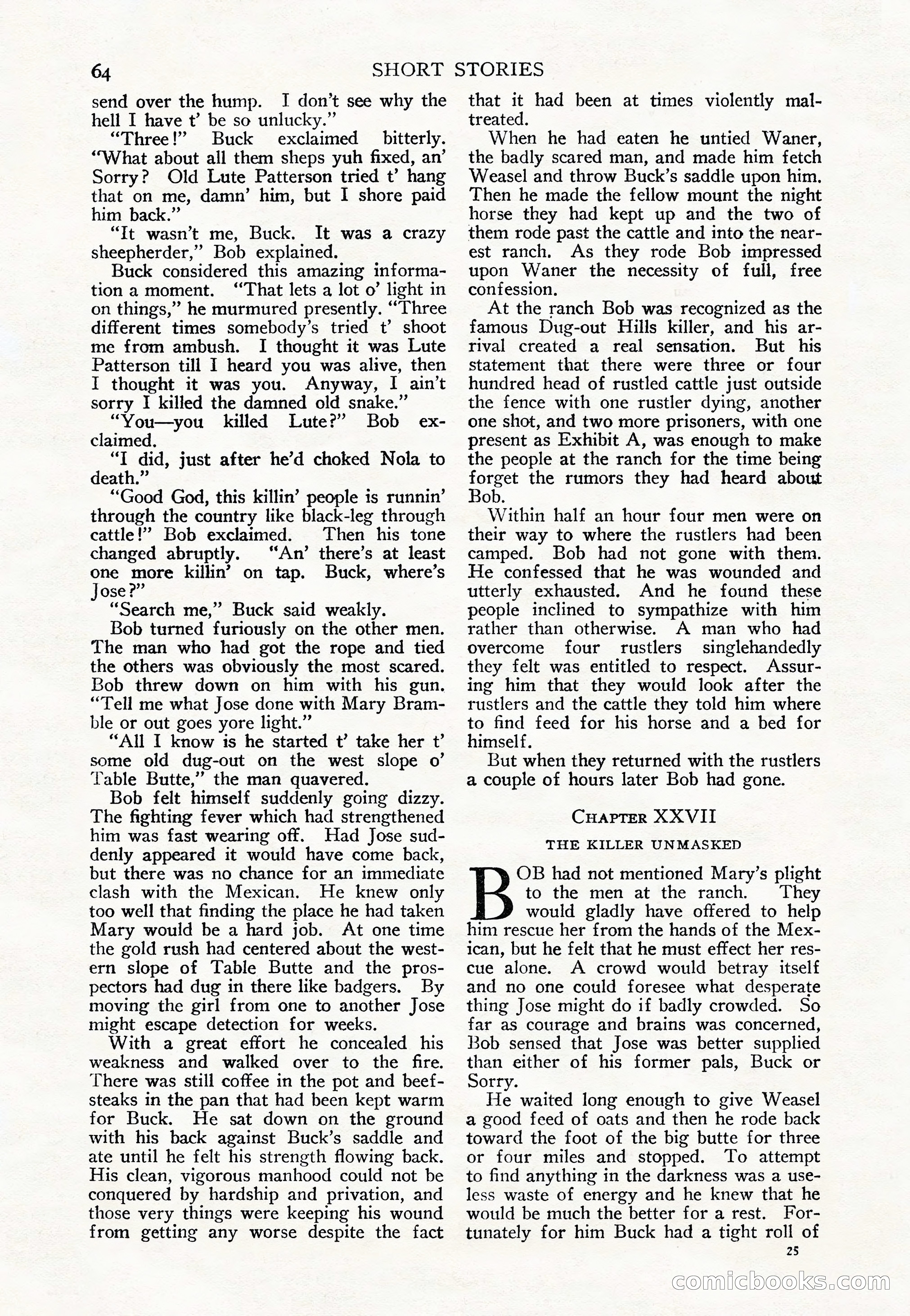 Short Stories, June 25, 1925 — page 66 of 178