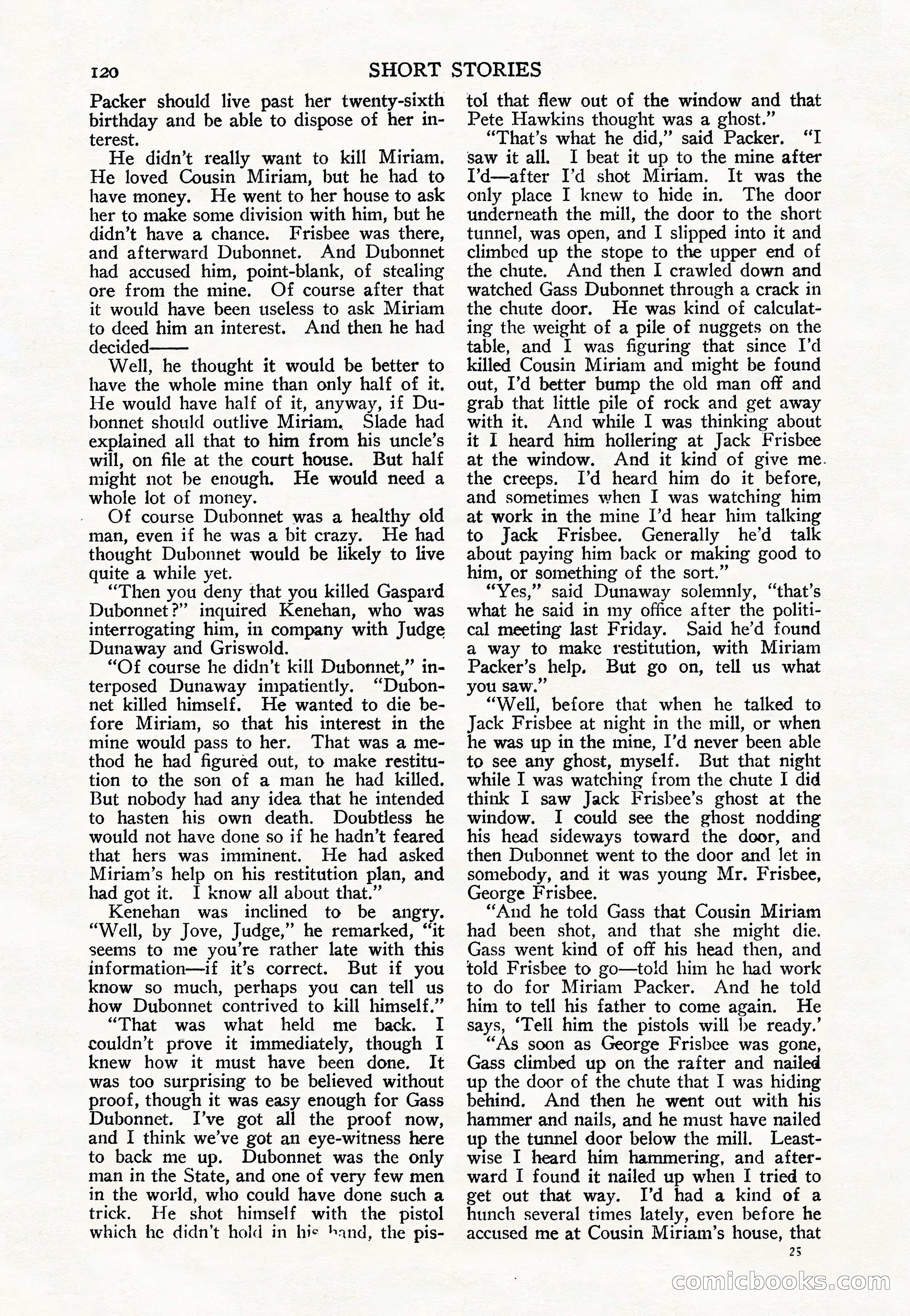 Short Stories, June 25, 1925 — page 122 of 178