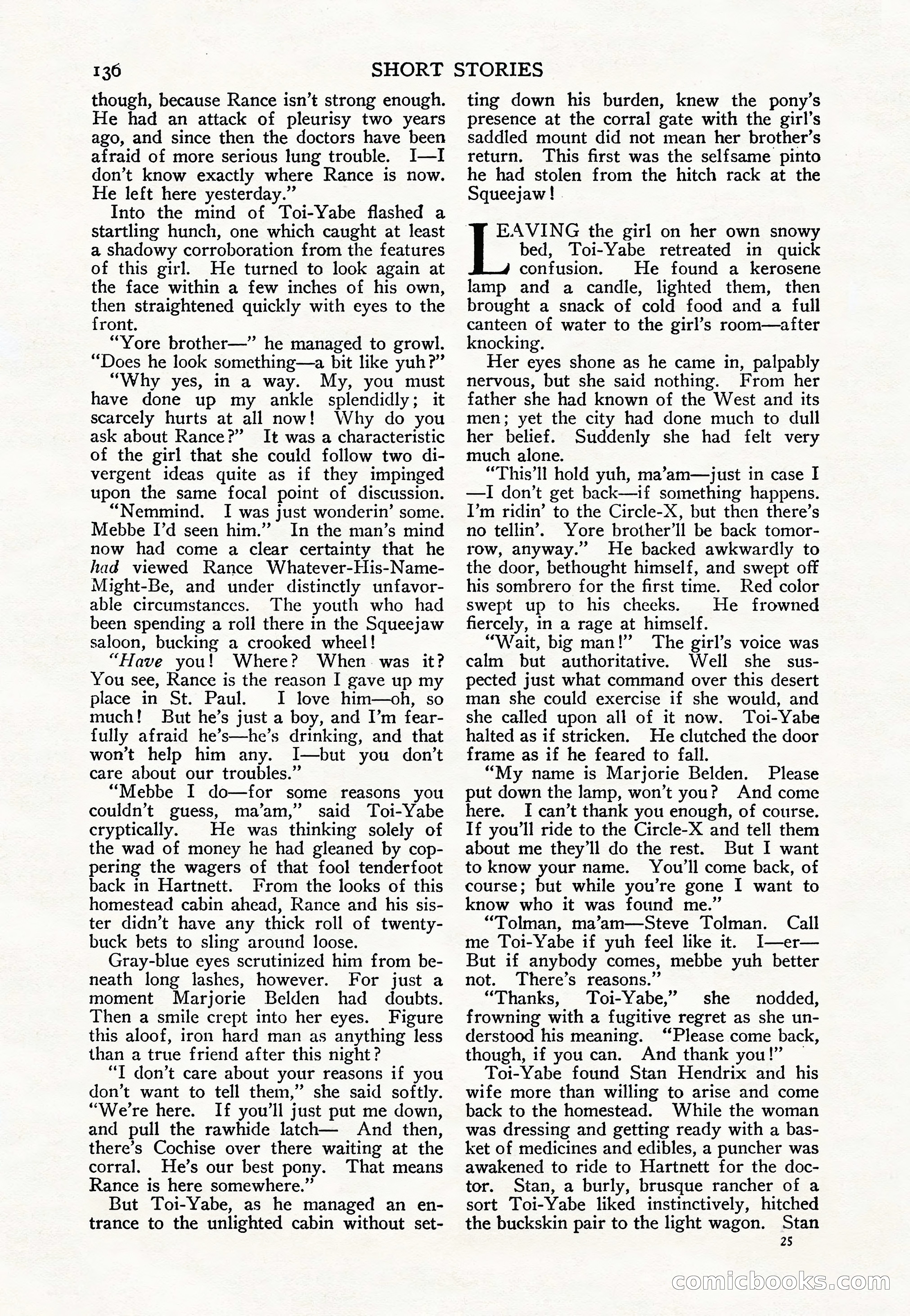 Short Stories, June 25, 1925 — page 138 of 178