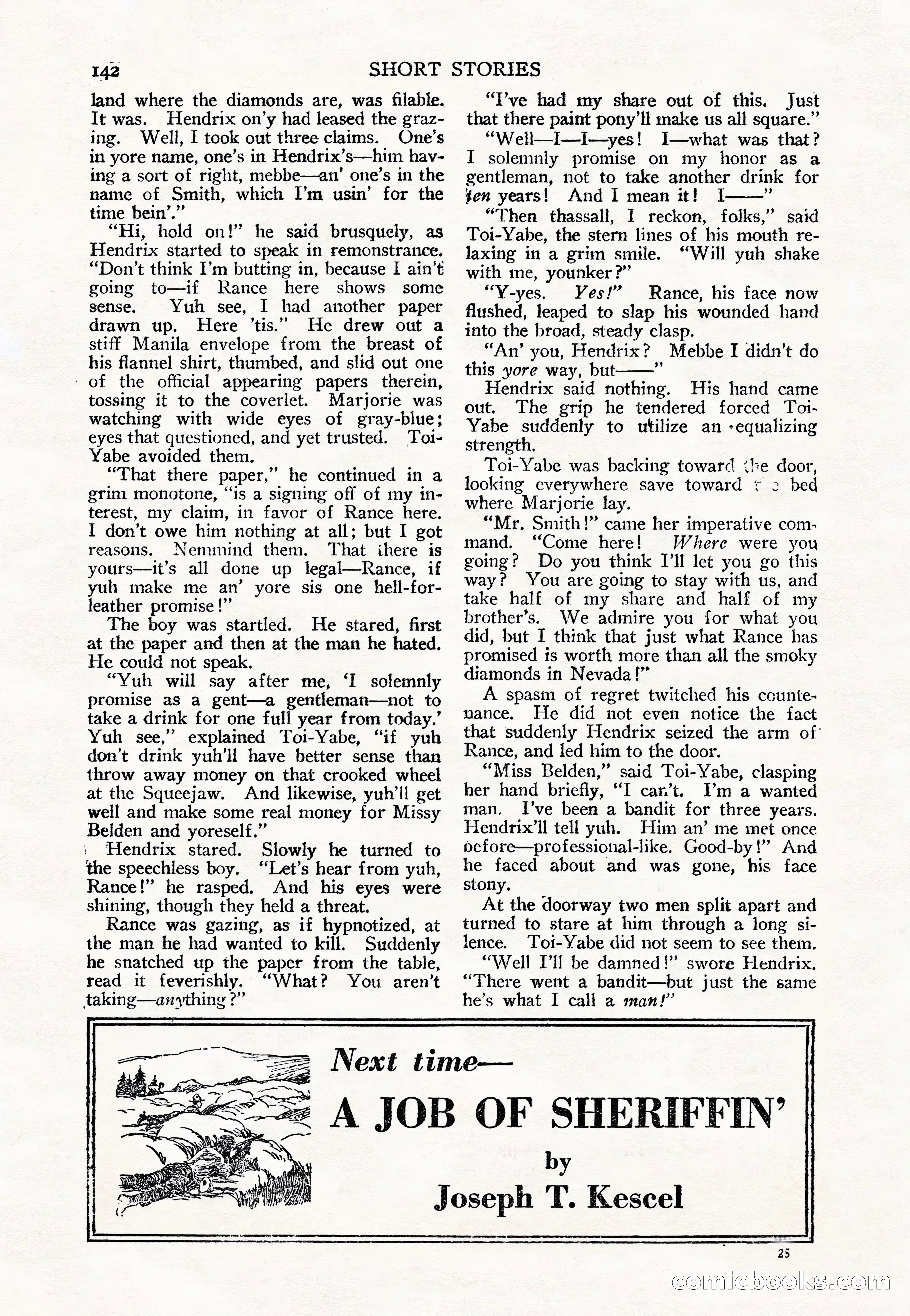 Short Stories, June 25, 1925 — page 144 of 178