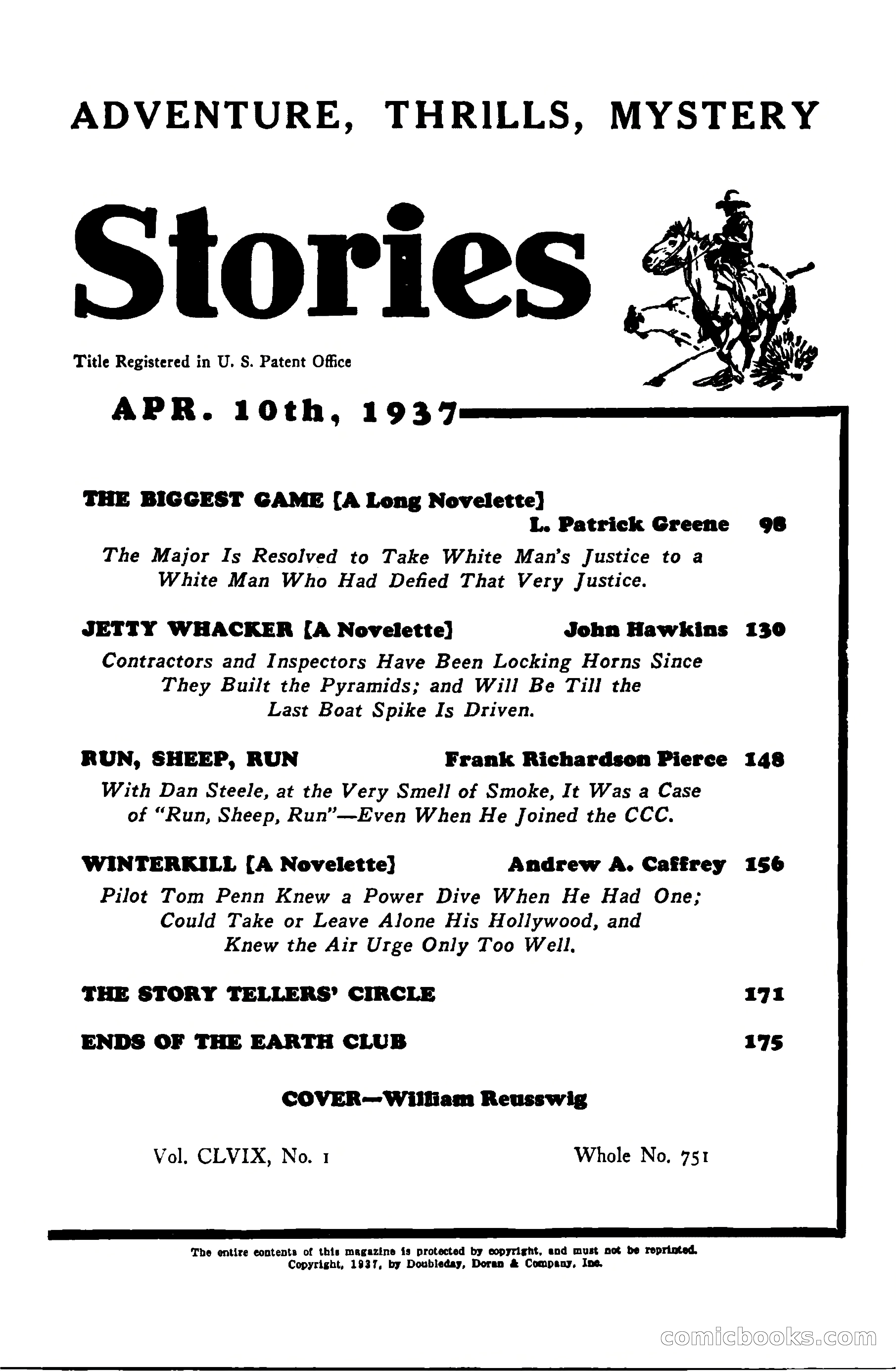 Short Stories, Vol. 159, No. 1 — page 11 of 178