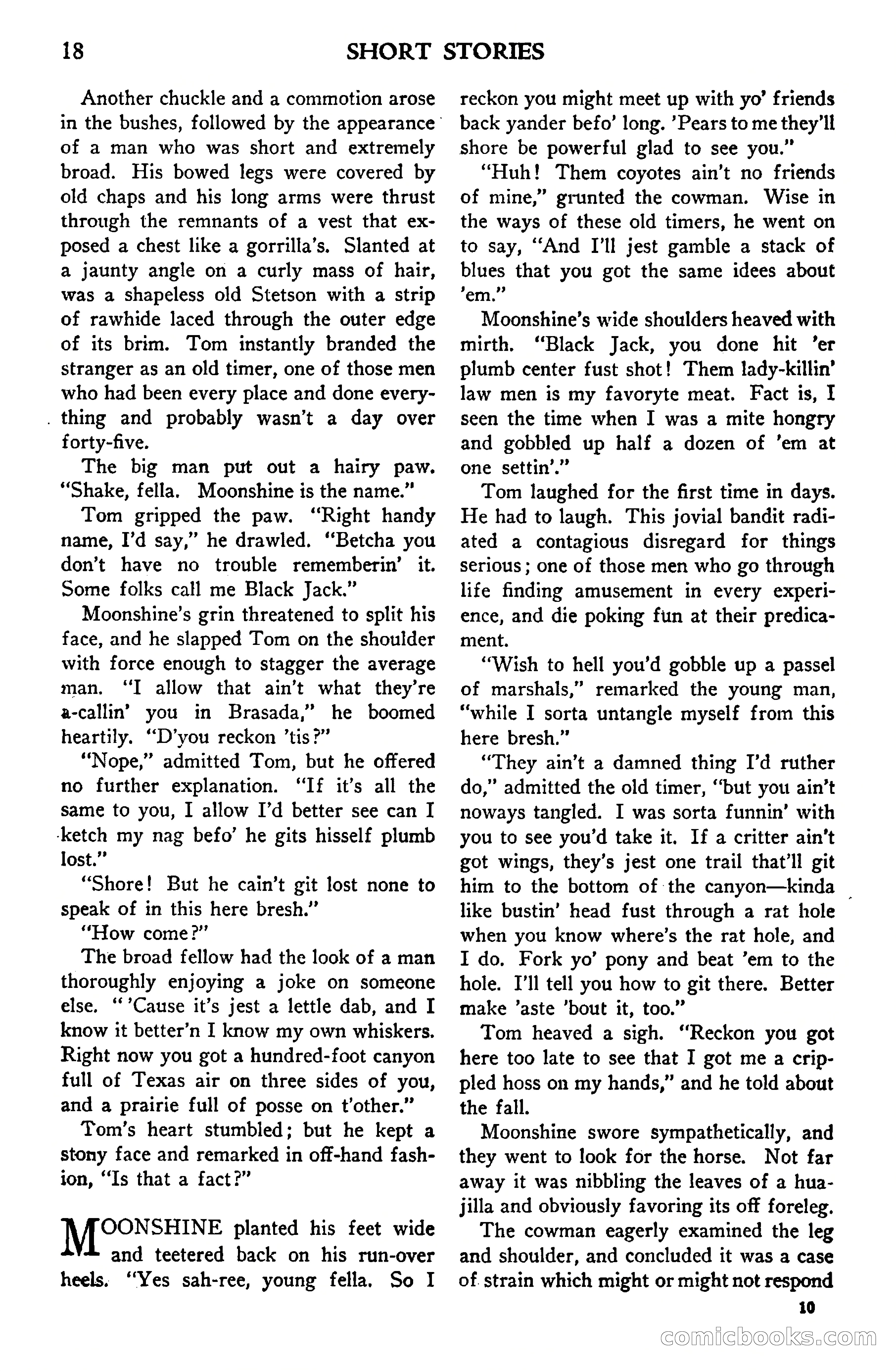 Short Stories, Vol. 159, No. 1 — page 20 of 178