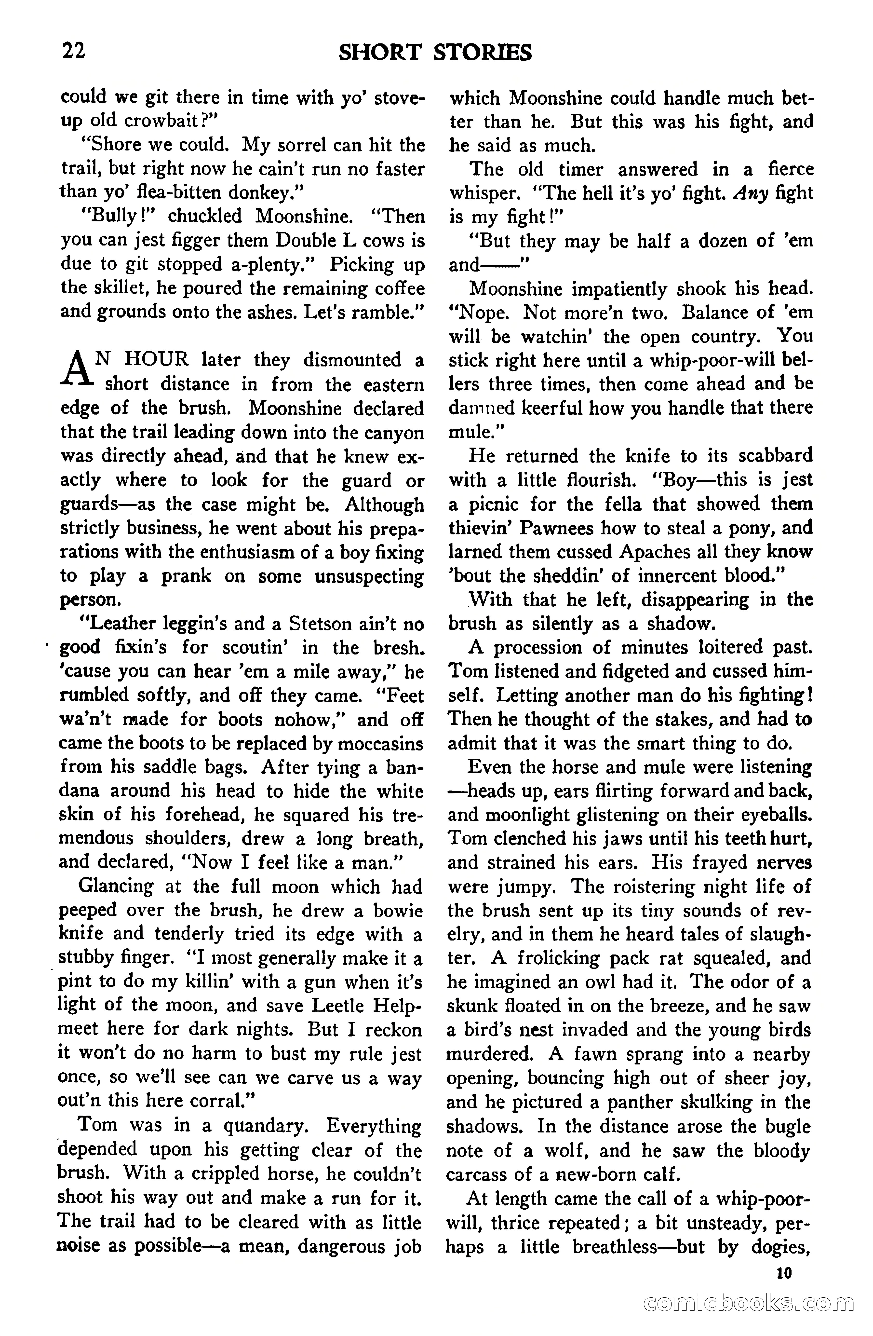 Short Stories, Vol. 159, No. 1 — page 24 of 178