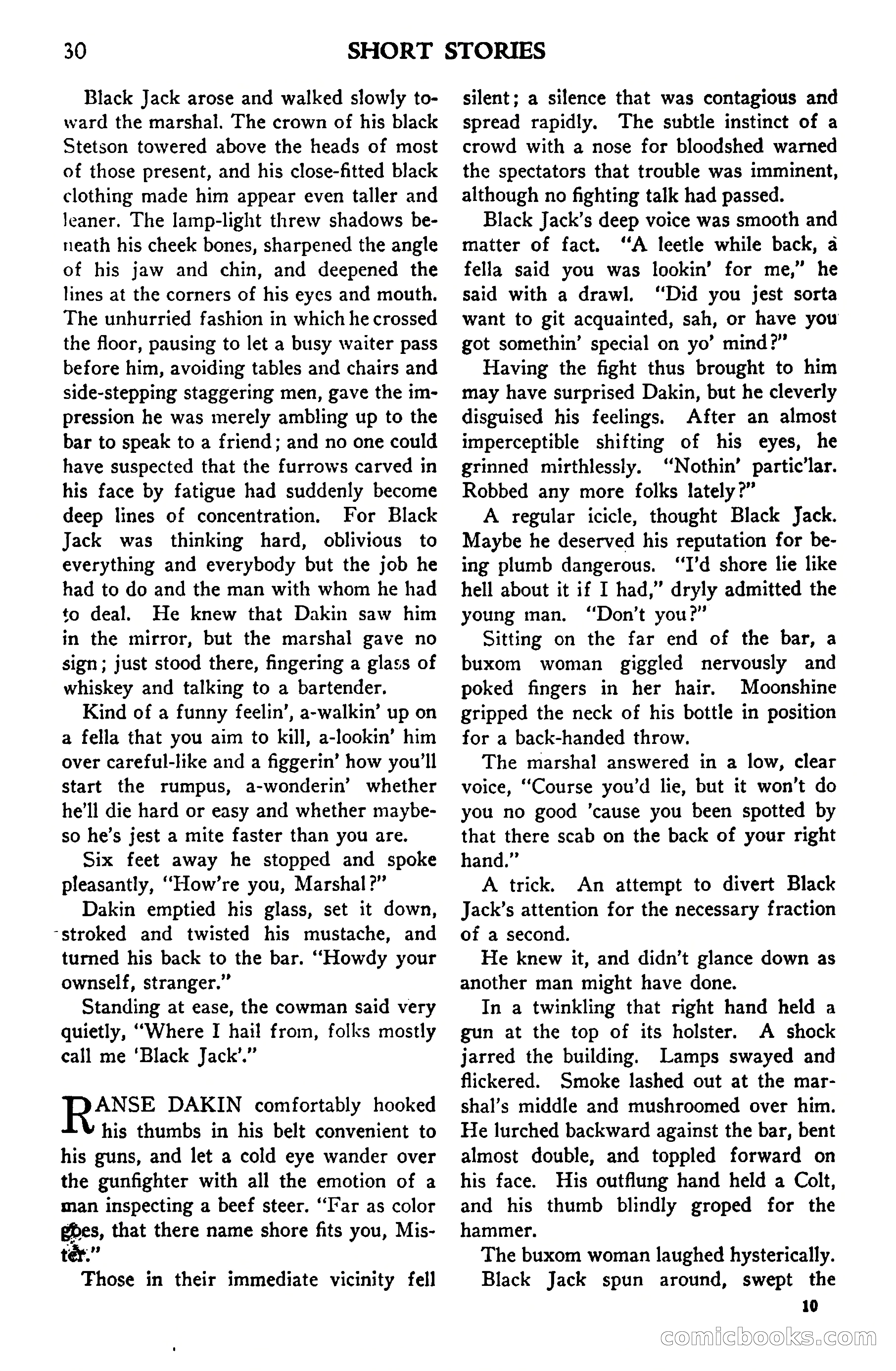 Short Stories, Vol. 159, No. 1 — page 30 of 178