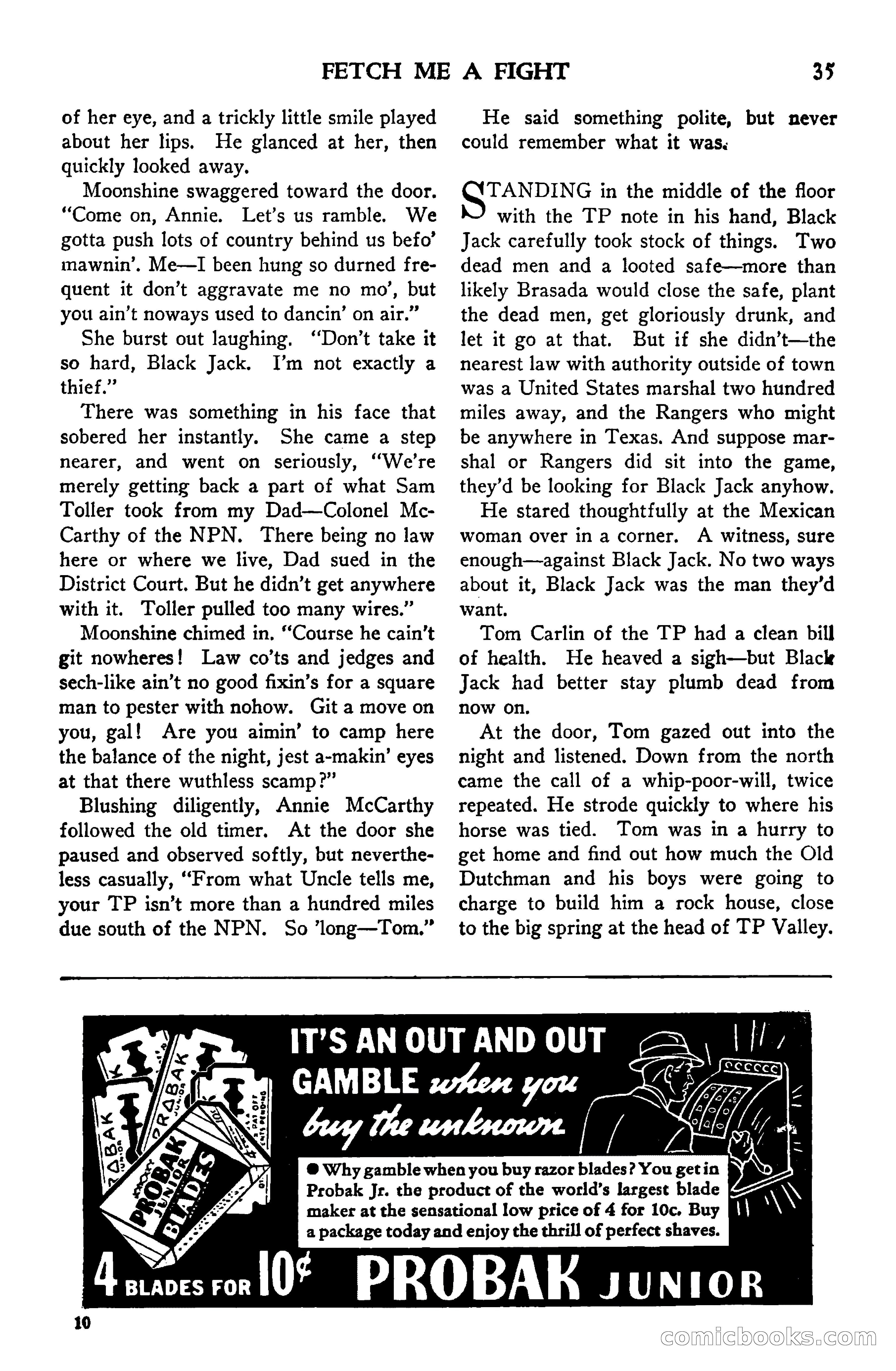 Short Stories, Vol. 159, No. 1 — page 35 of 178