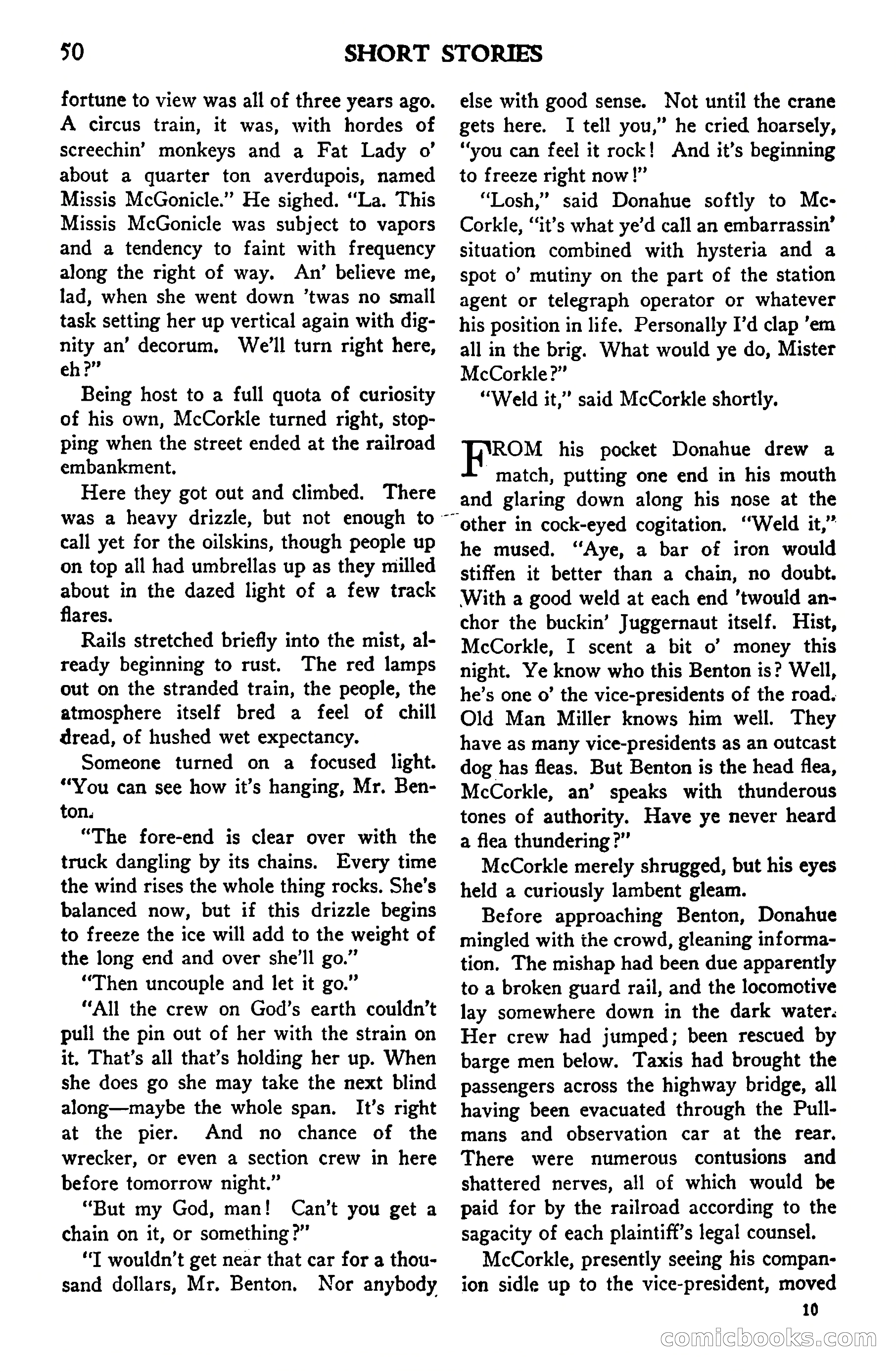 Short Stories, Vol. 159, No. 1 — page 50 of 178