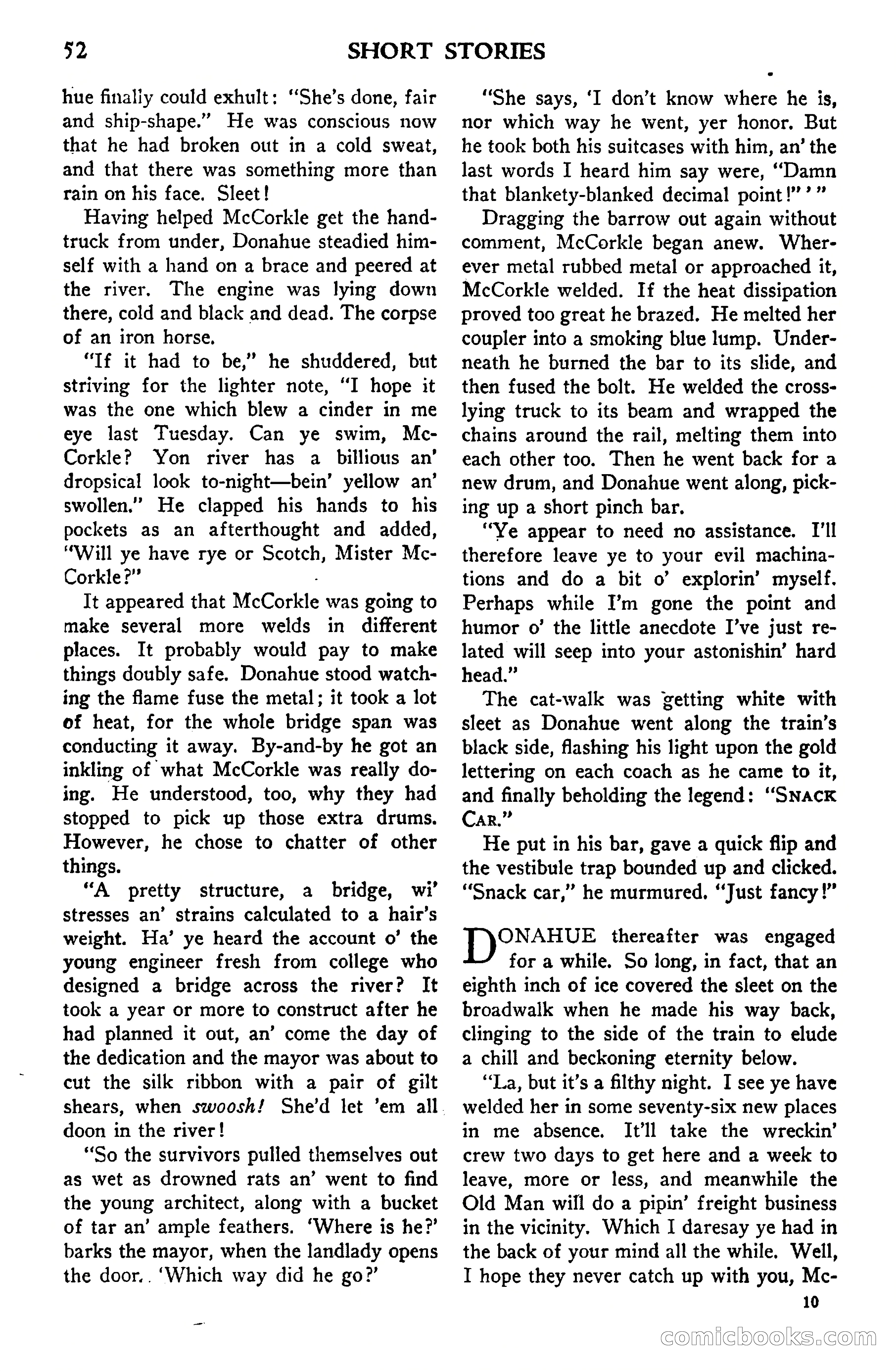 Short Stories, Vol. 159, No. 1 — page 52 of 178