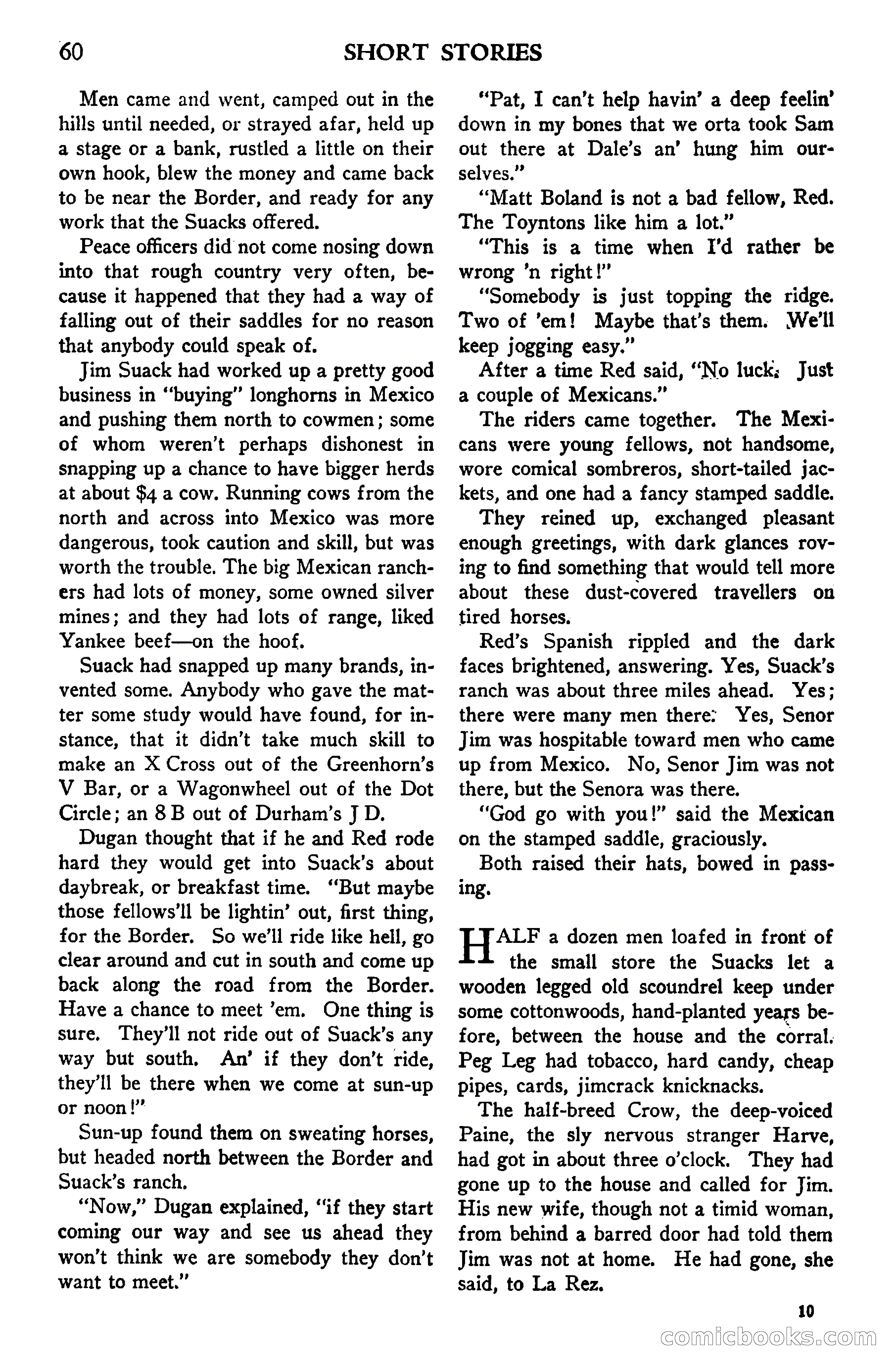 Short Stories, Vol. 159, No. 1 — page 60 of 178
