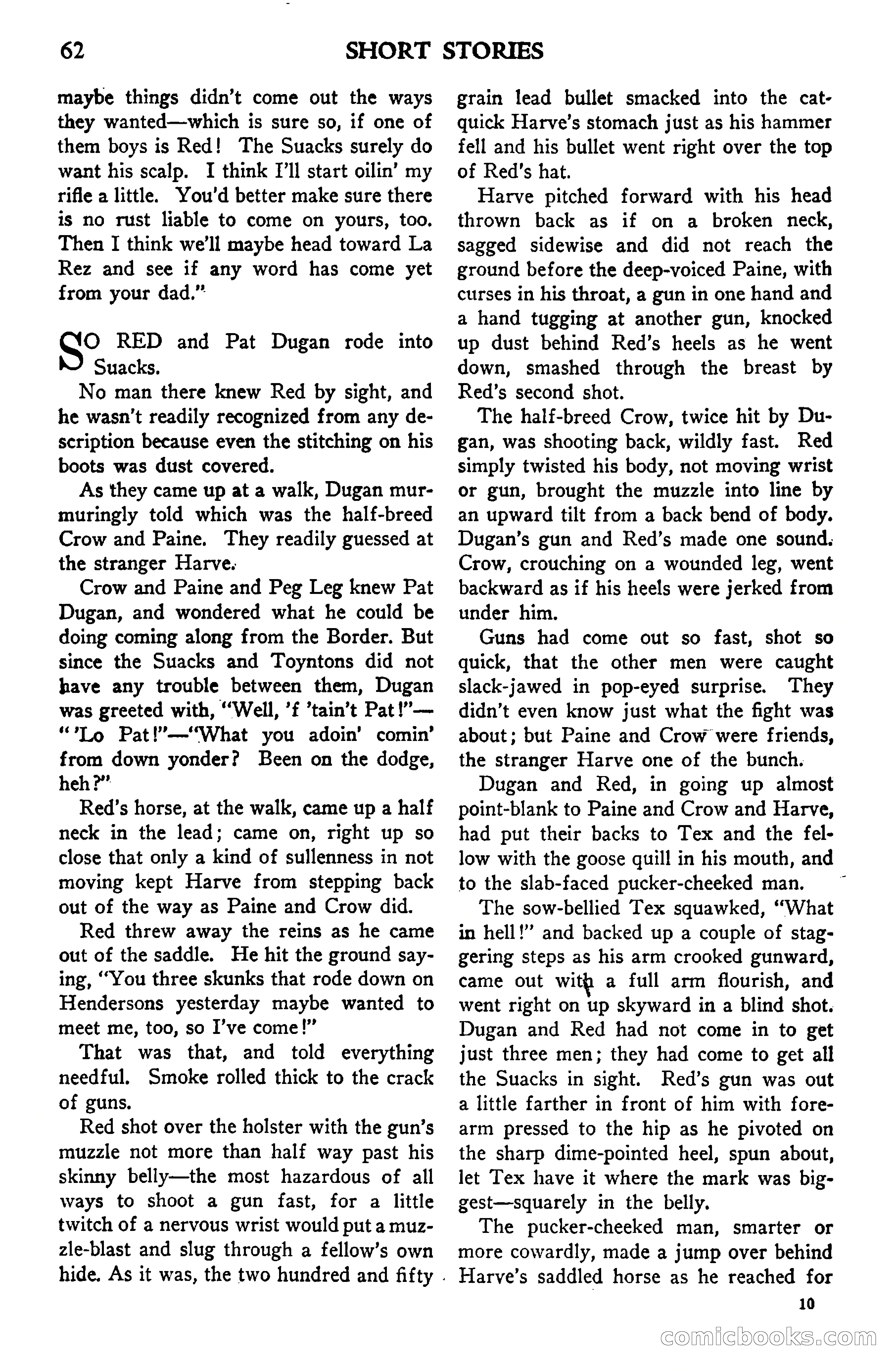 Short Stories, Vol. 159, No. 1 — page 62 of 178