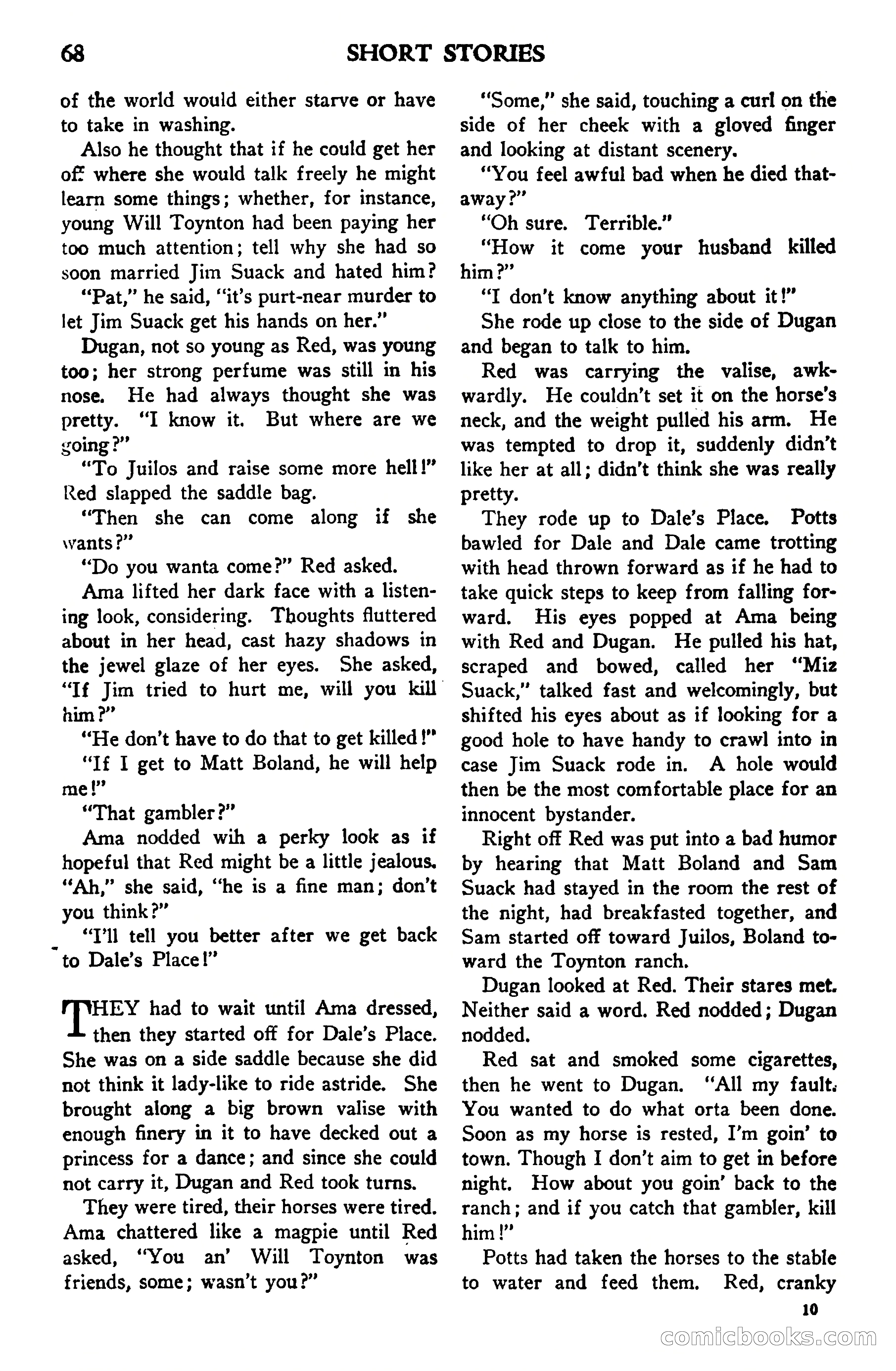 Short Stories, Vol. 159, No. 1 — page 68 of 178