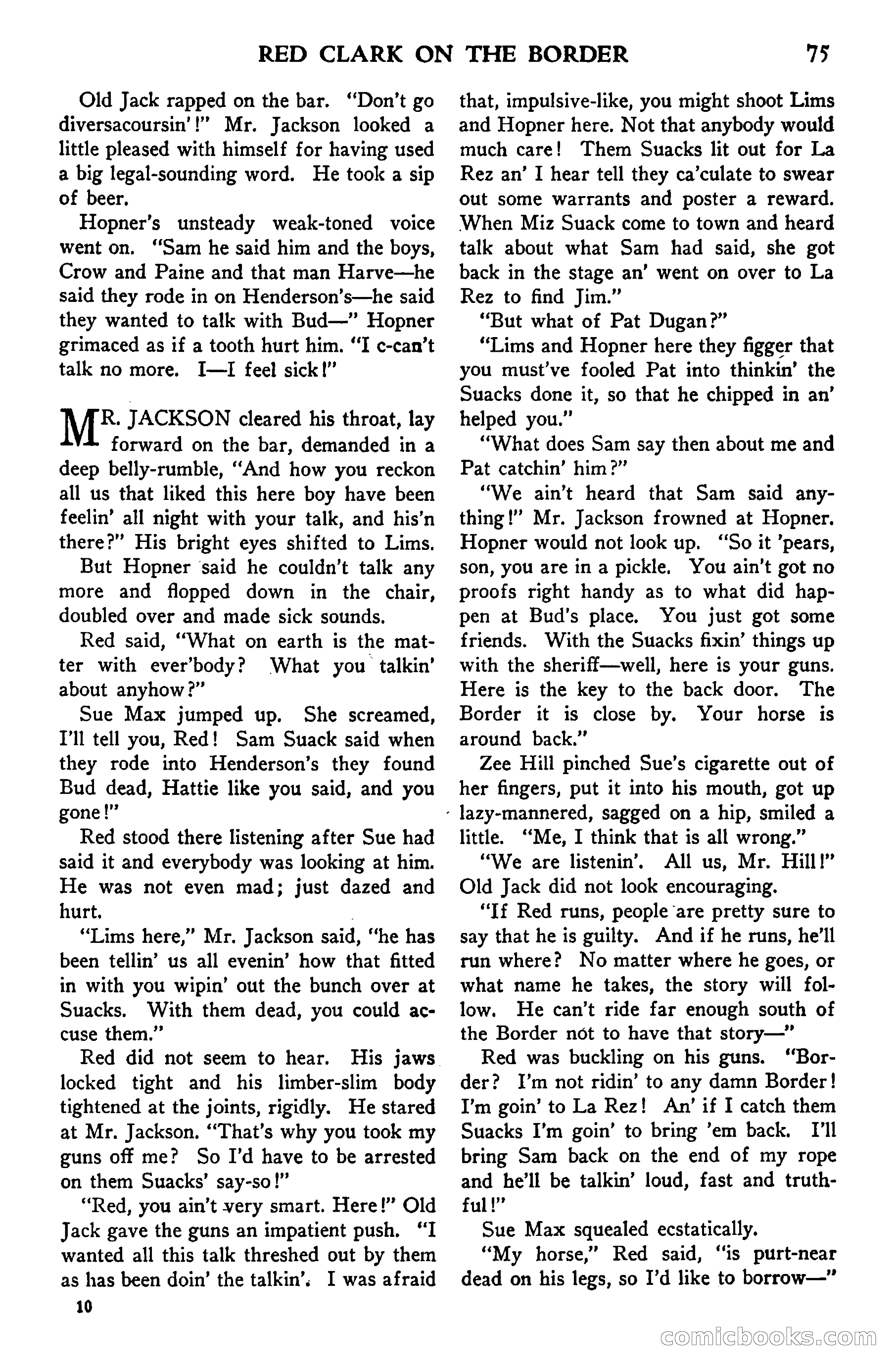 Short Stories, Vol. 159, No. 1 — page 75 of 178