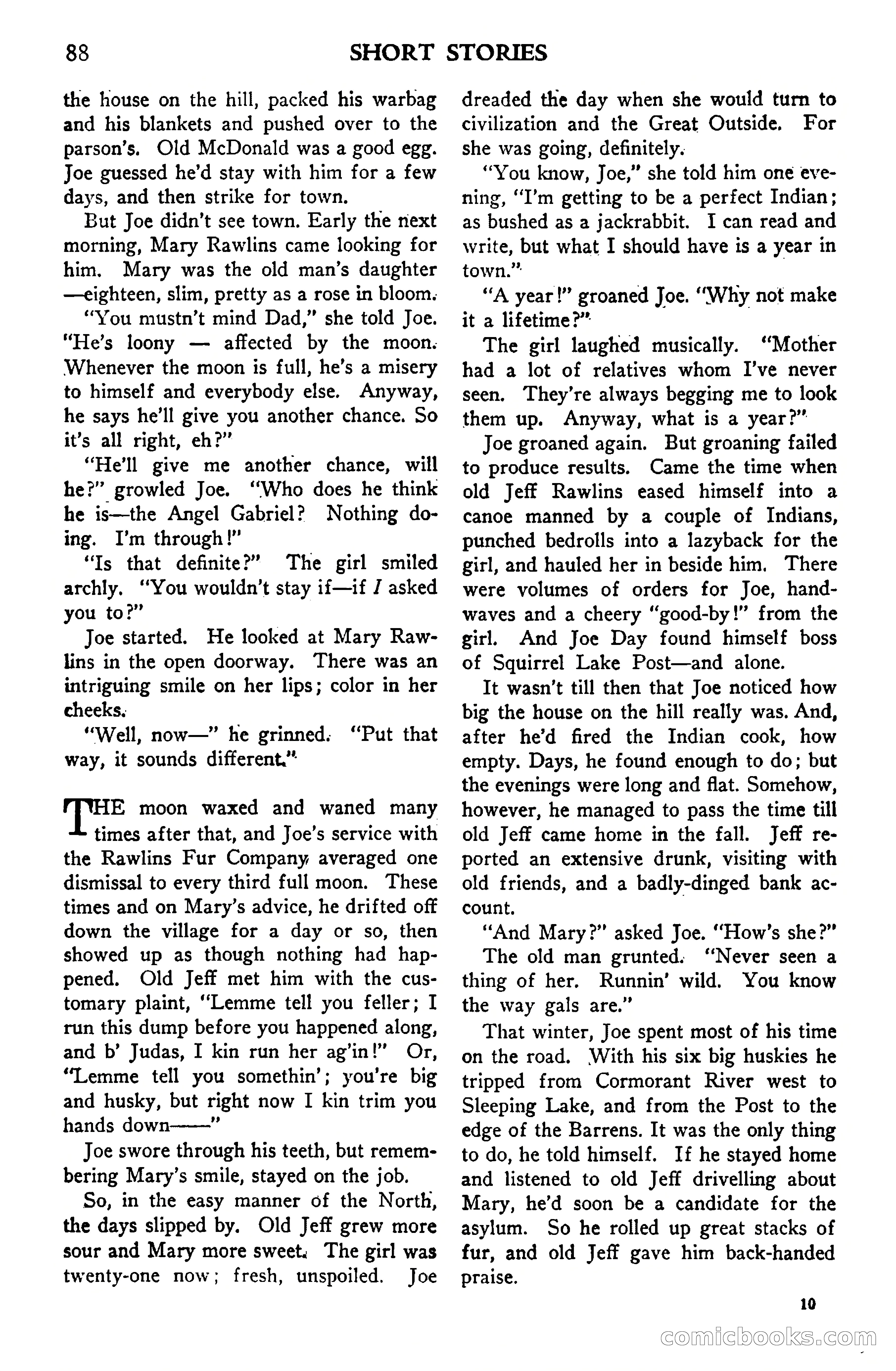 Short Stories, Vol. 159, No. 1 — page 88 of 178