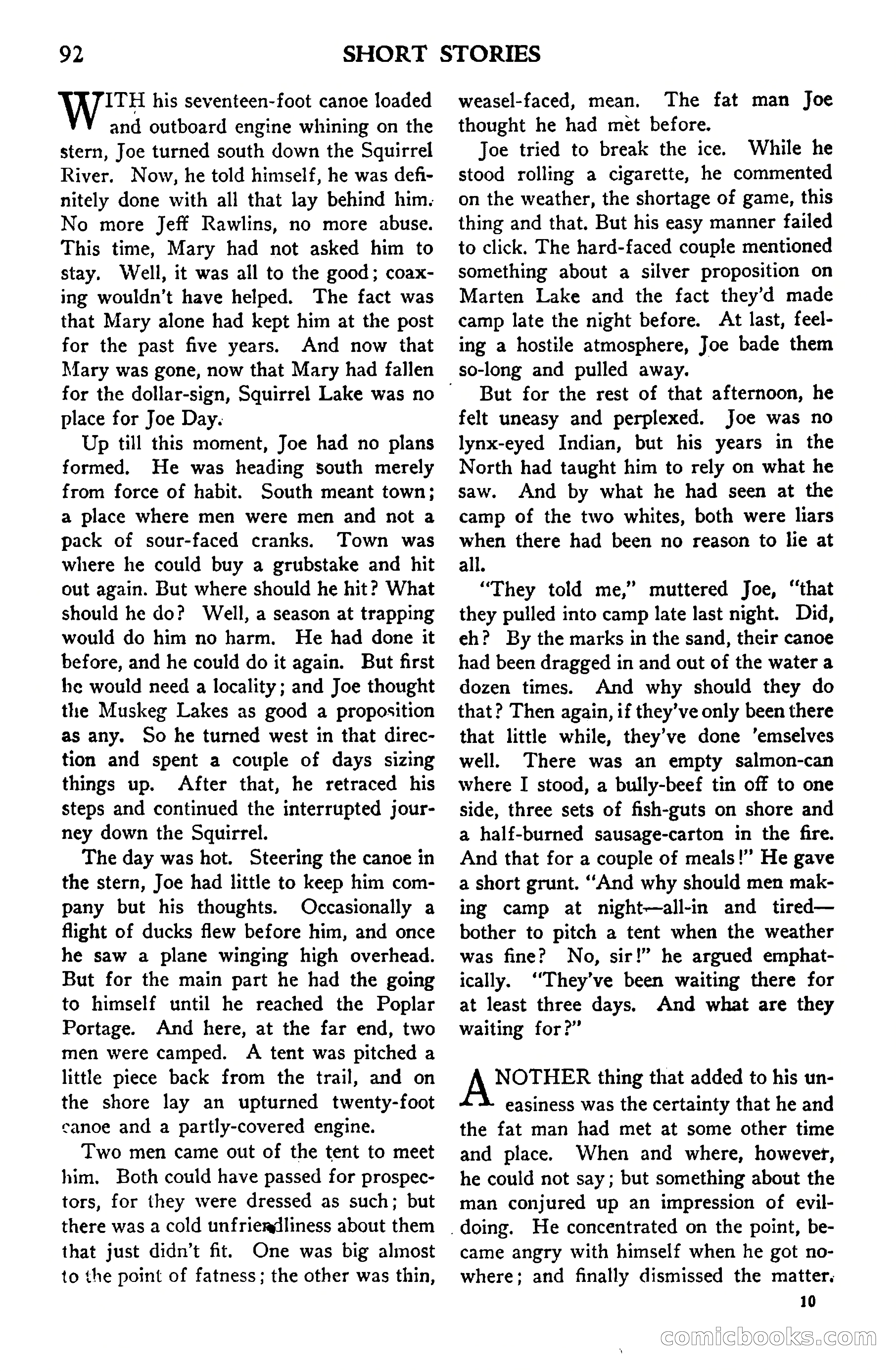 Short Stories, Vol. 159, No. 1 — page 92 of 178