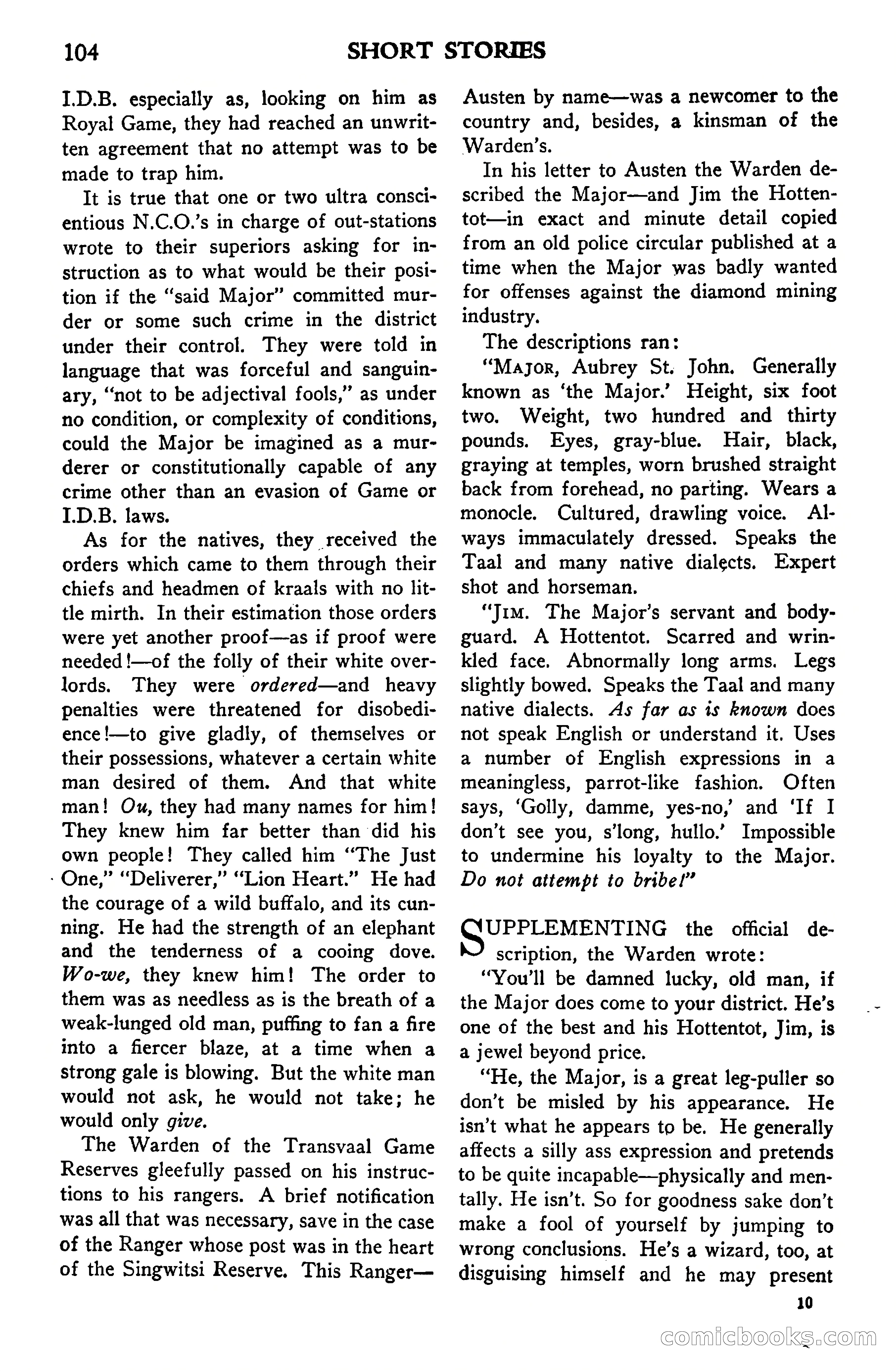 Short Stories, Vol. 159, No. 1 — page 104 of 178