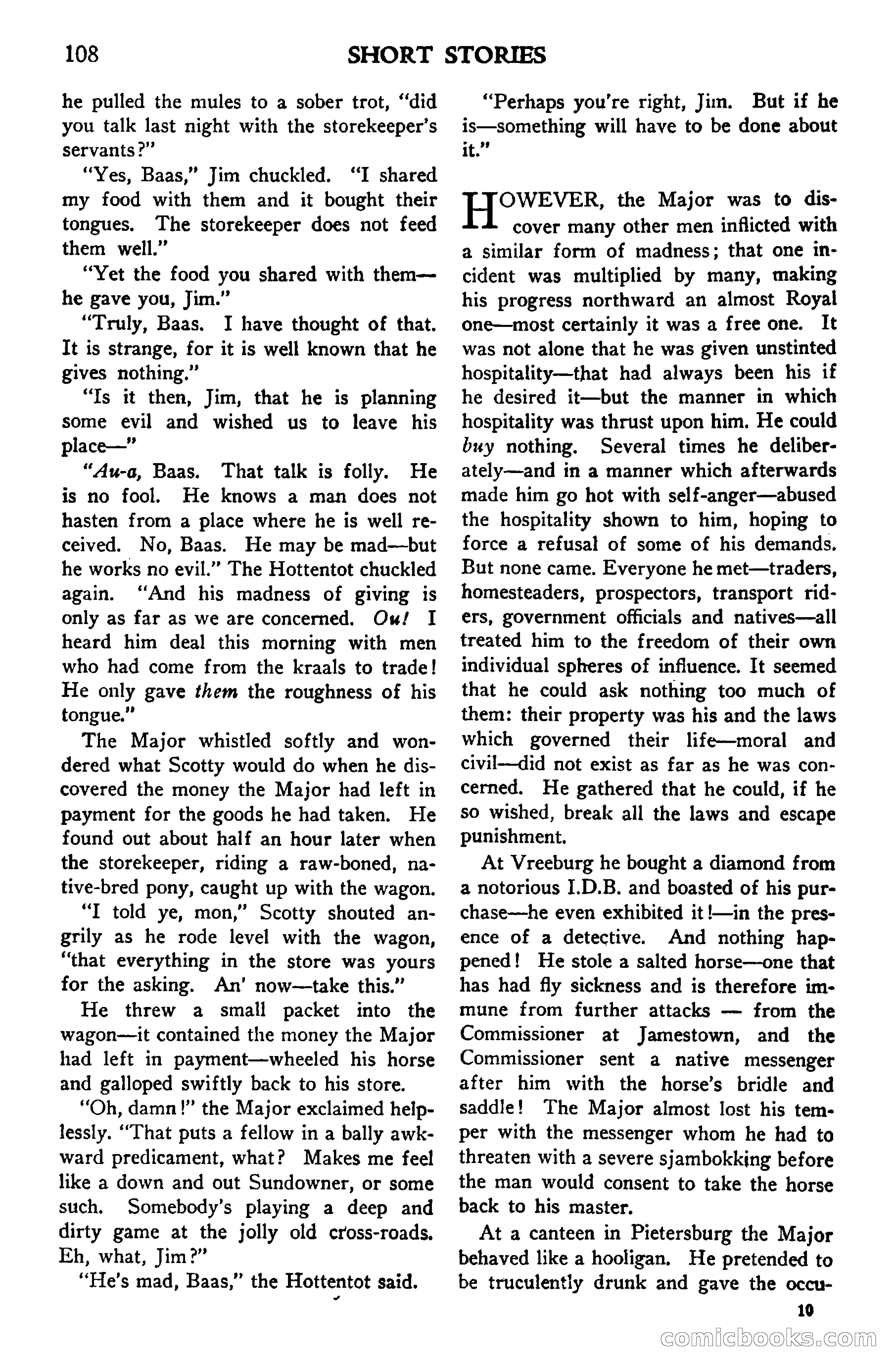 Short Stories, Vol. 159, No. 1 — page 108 of 178