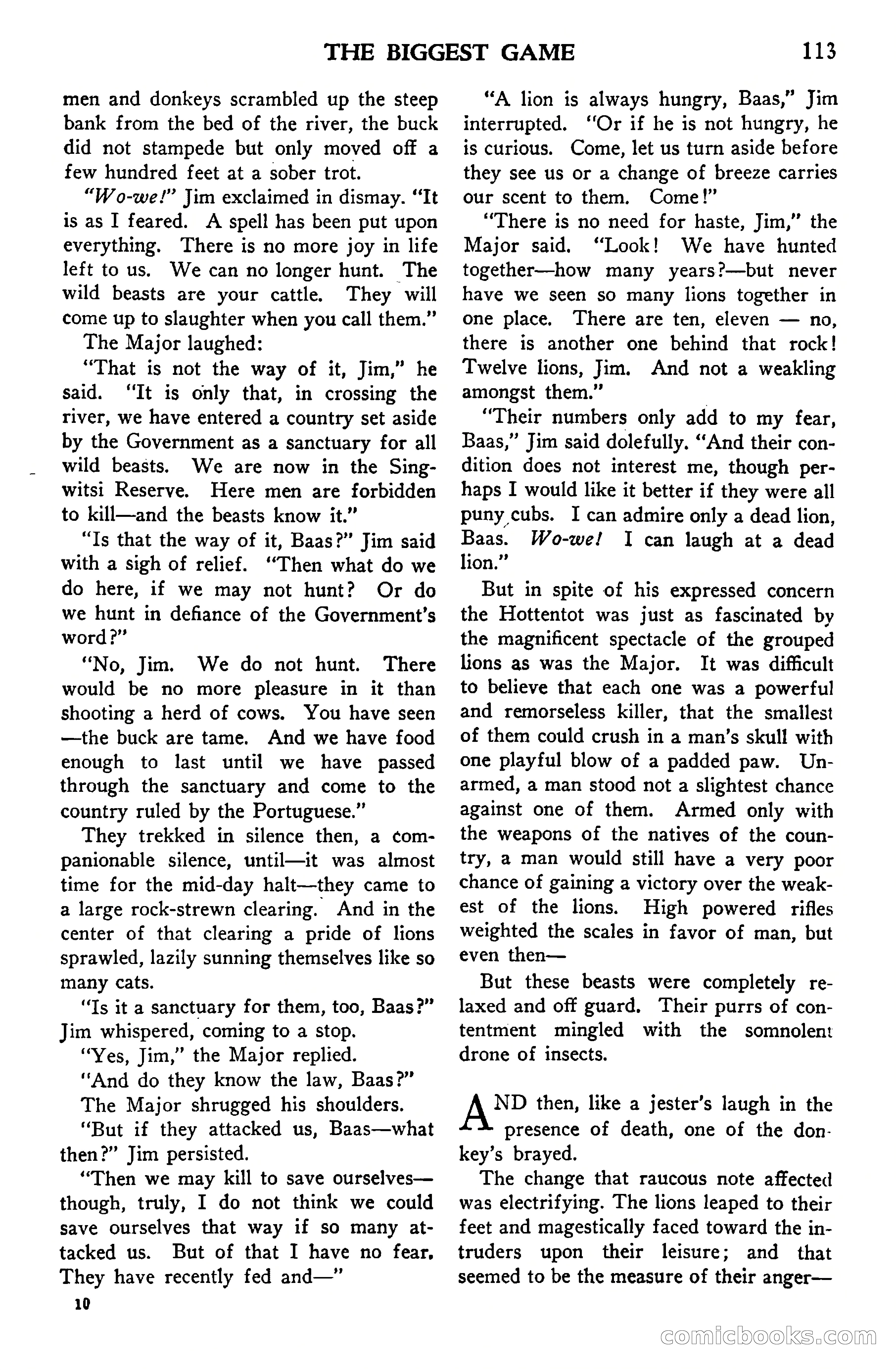Short Stories, Vol. 159, No. 1 — page 113 of 178