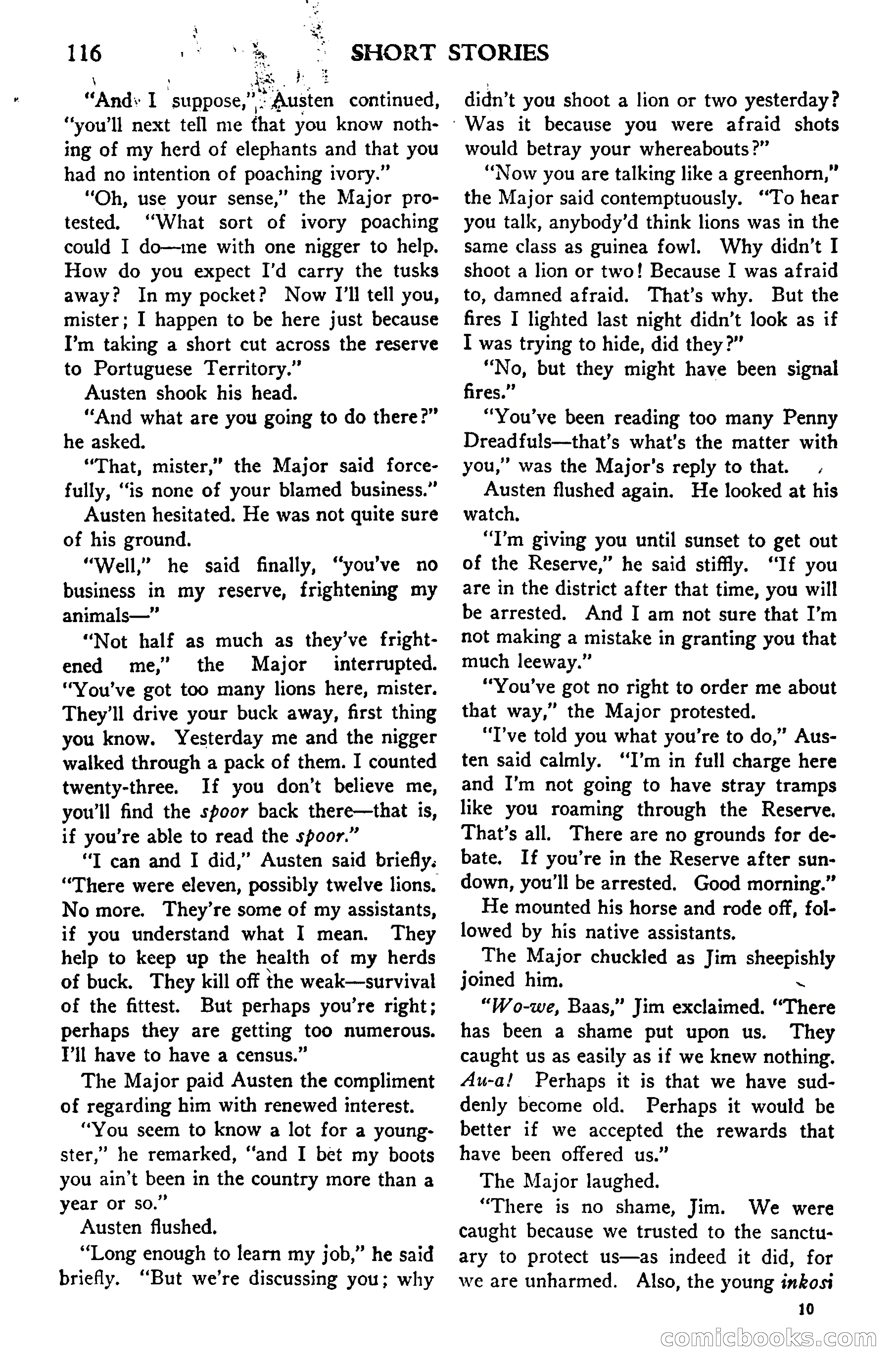 Short Stories, Vol. 159, No. 1 — page 116 of 178