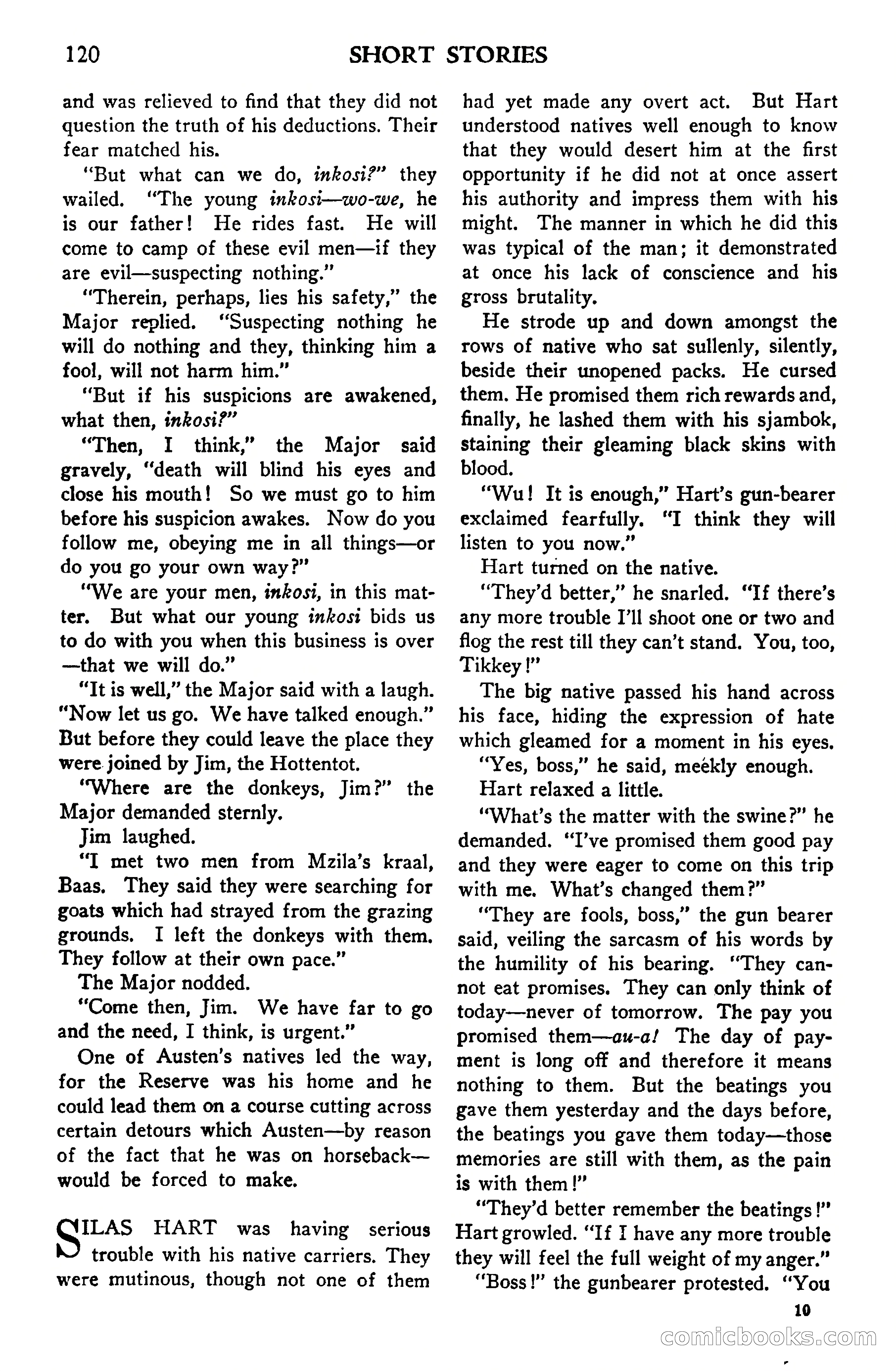 Short Stories, Vol. 159, No. 1 — page 120 of 178