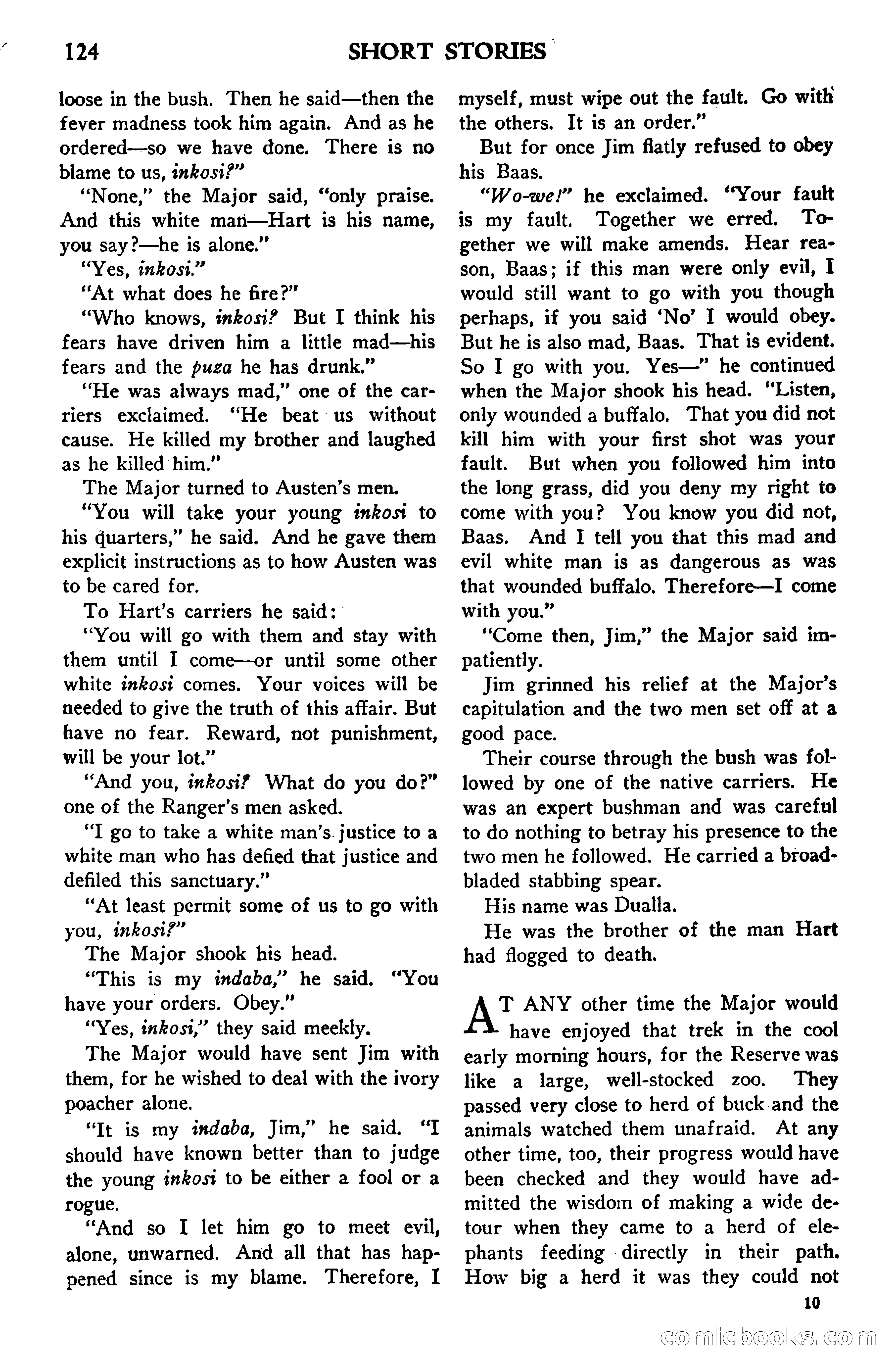 Short Stories, Vol. 159, No. 1 — page 124 of 178