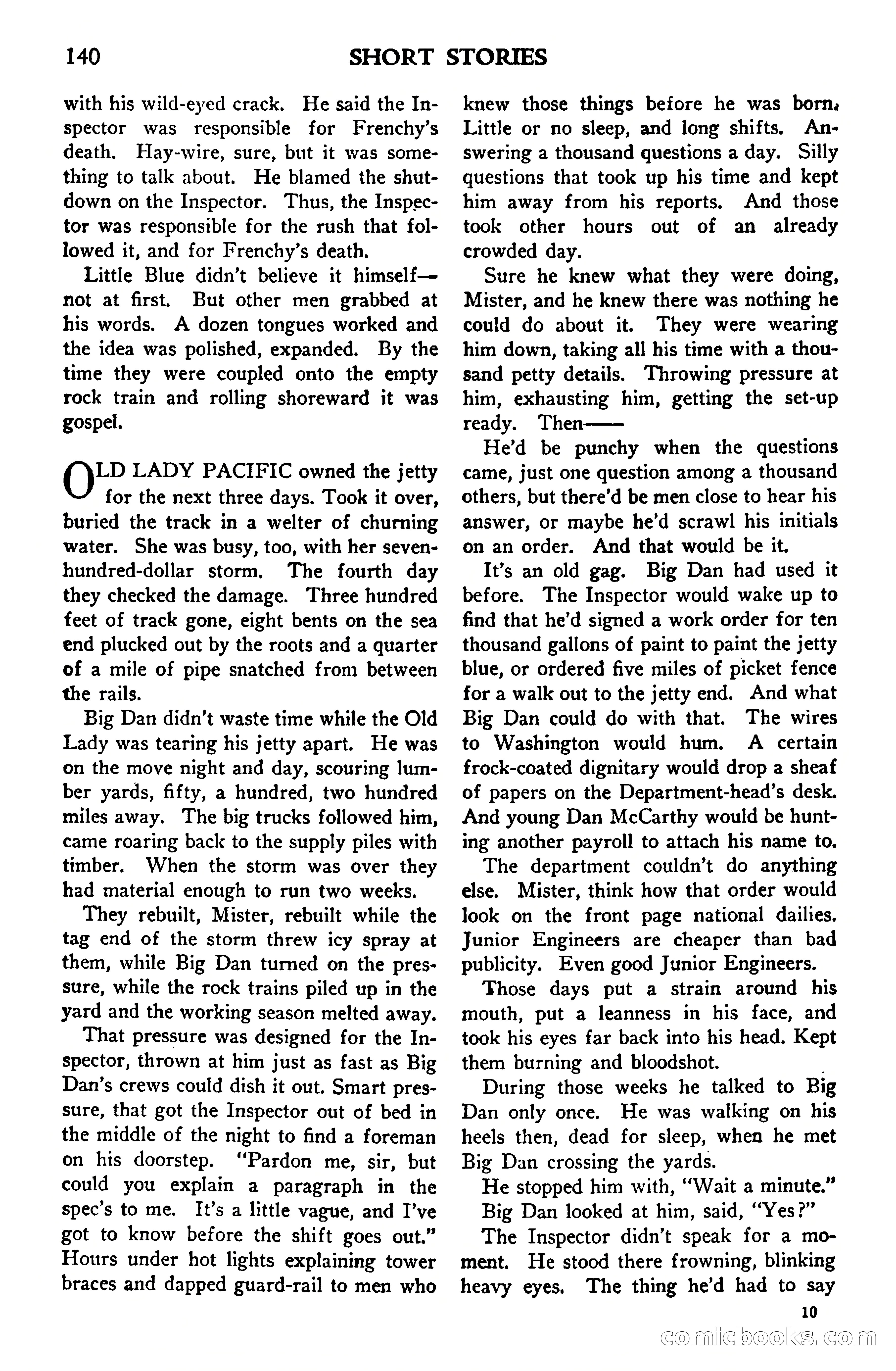 Short Stories, Vol. 159, No. 1 — page 140 of 178