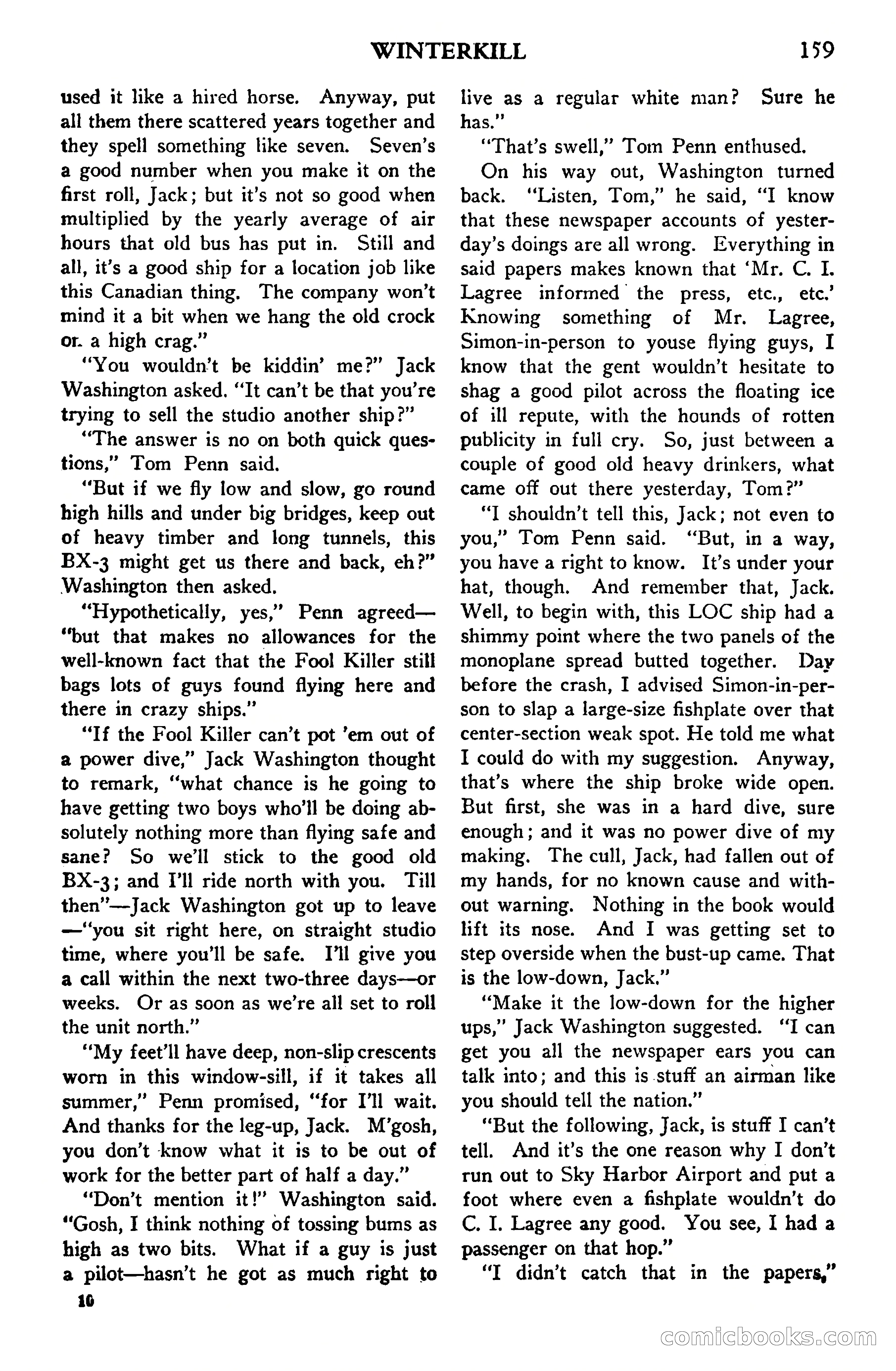Short Stories, Vol. 159, No. 1 — page 159 of 178