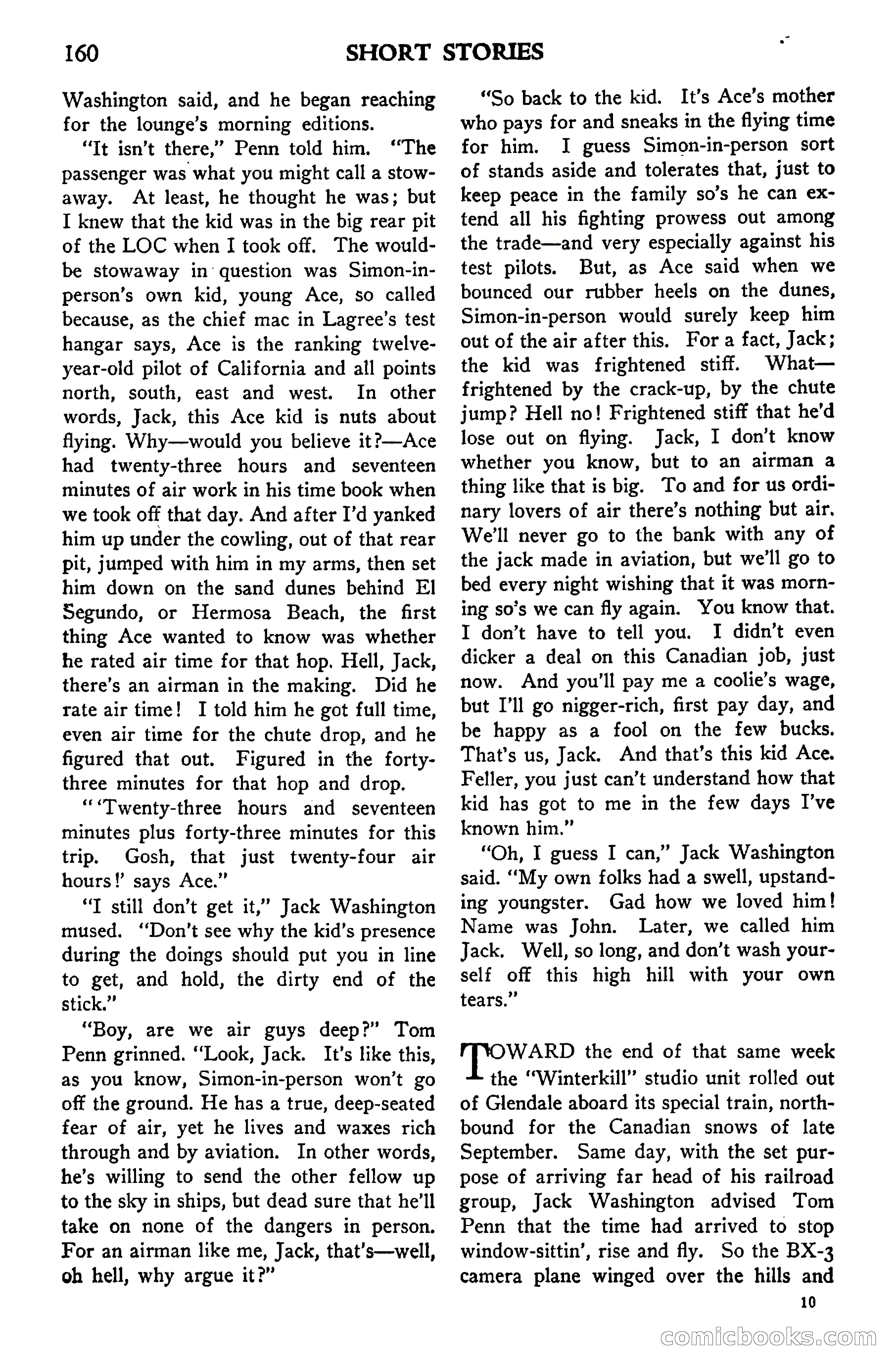 Short Stories, Vol. 159, No. 1 — page 160 of 178