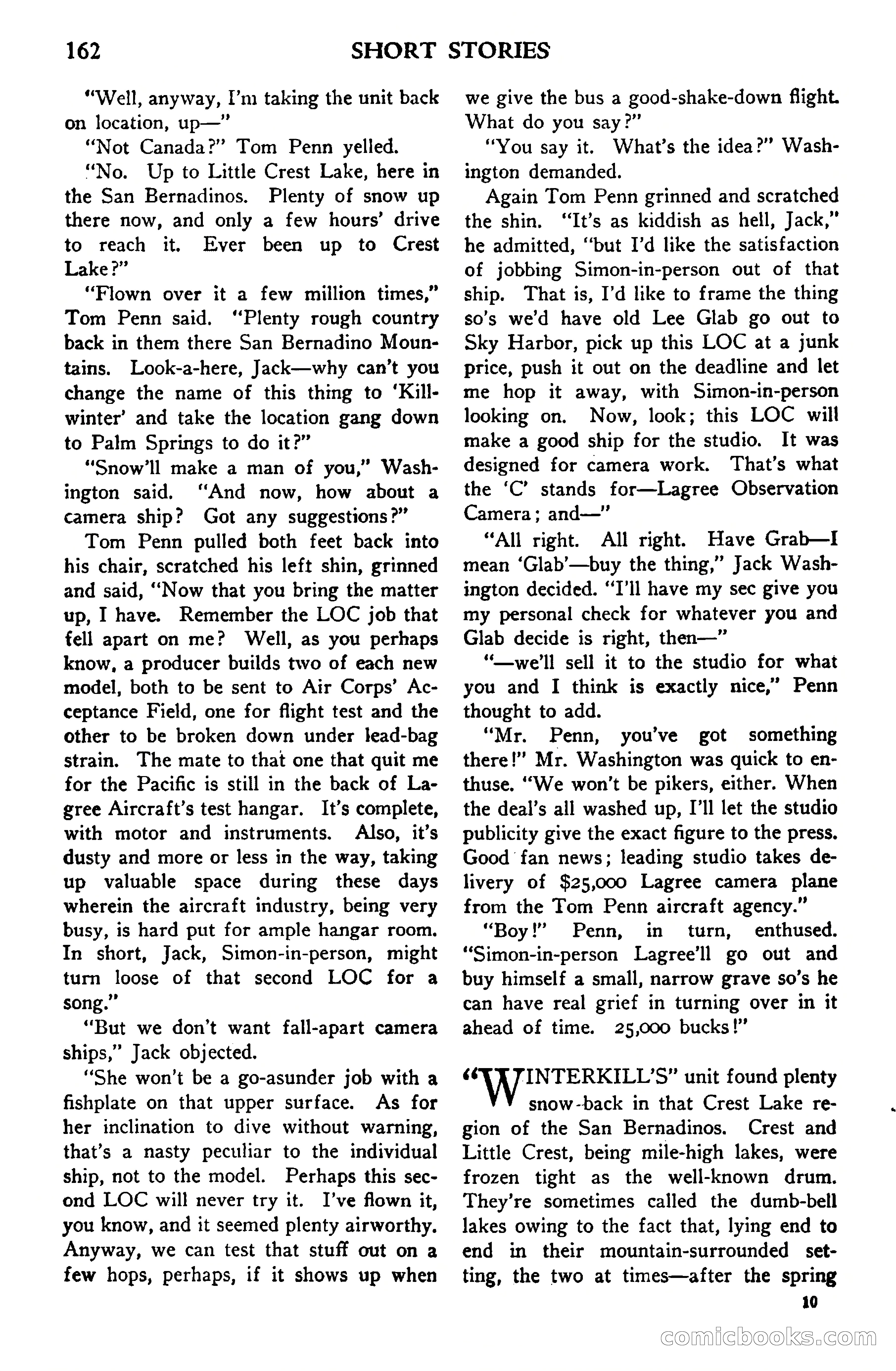 Short Stories, Vol. 159, No. 1 — page 162 of 178