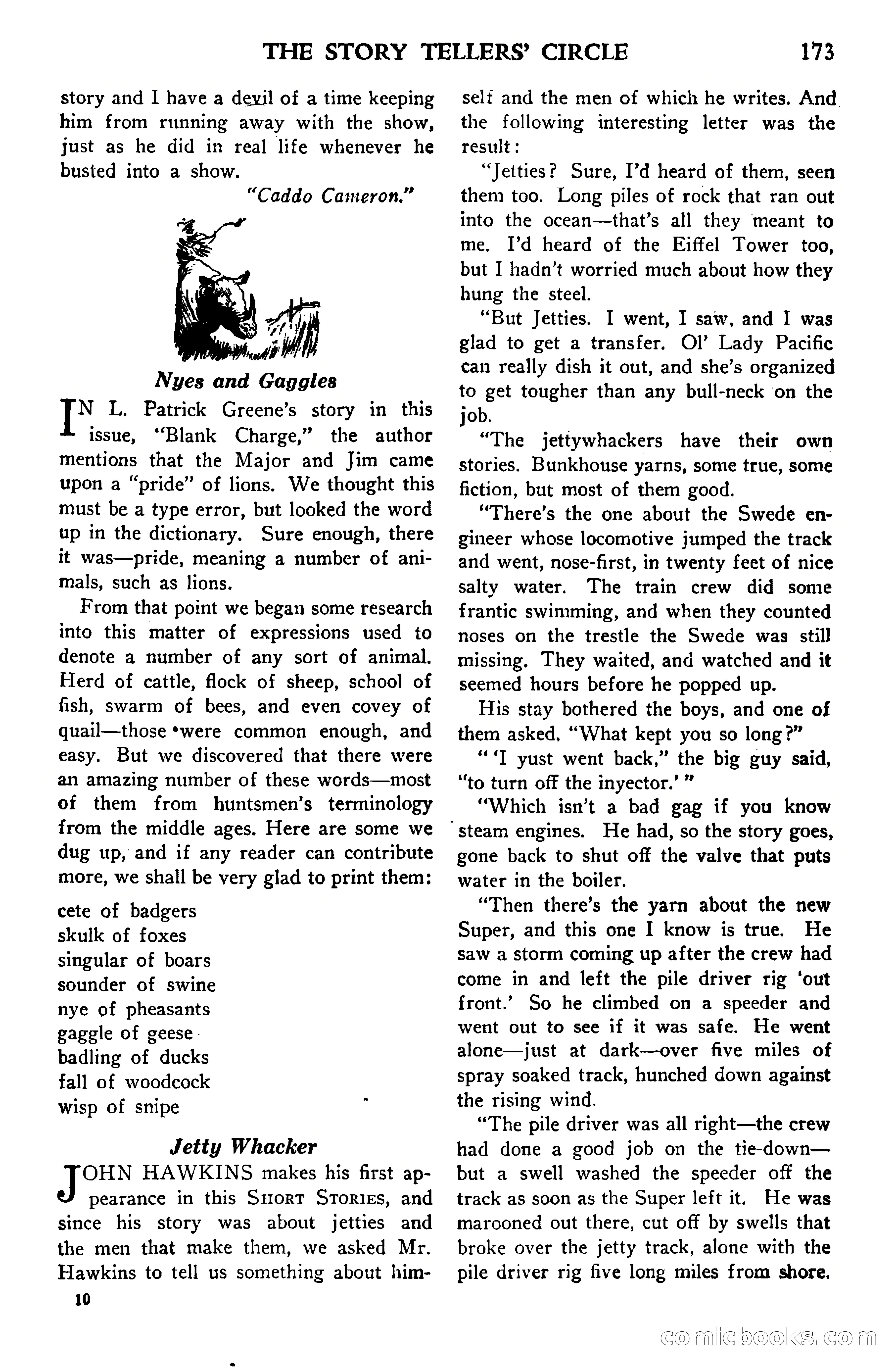 Short Stories, Vol. 159, No. 1 — page 173 of 178