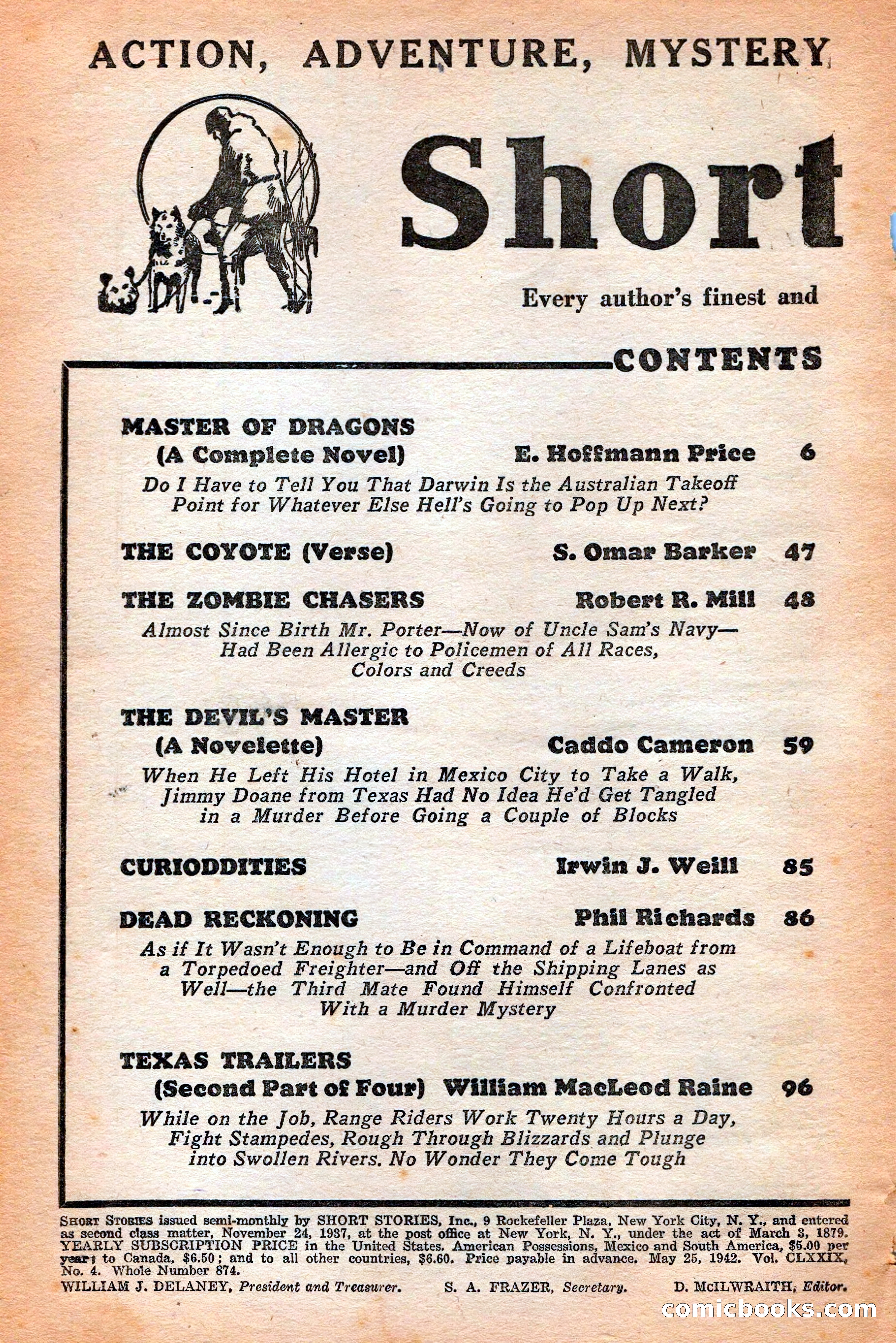 Short Stories, May 25, 1942 — page 4 of 180