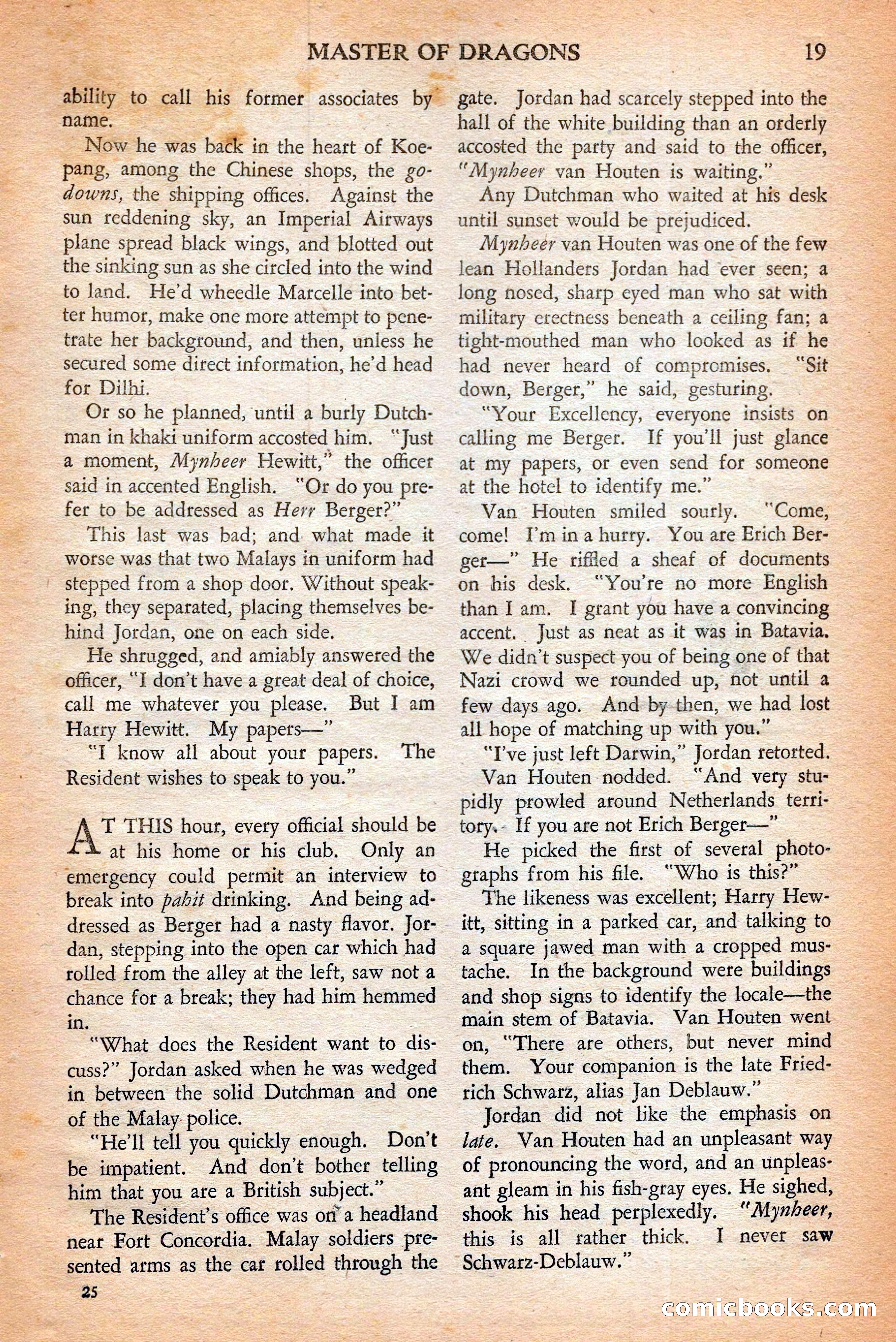 Short Stories, May 25, 1942 — page 21 of 180