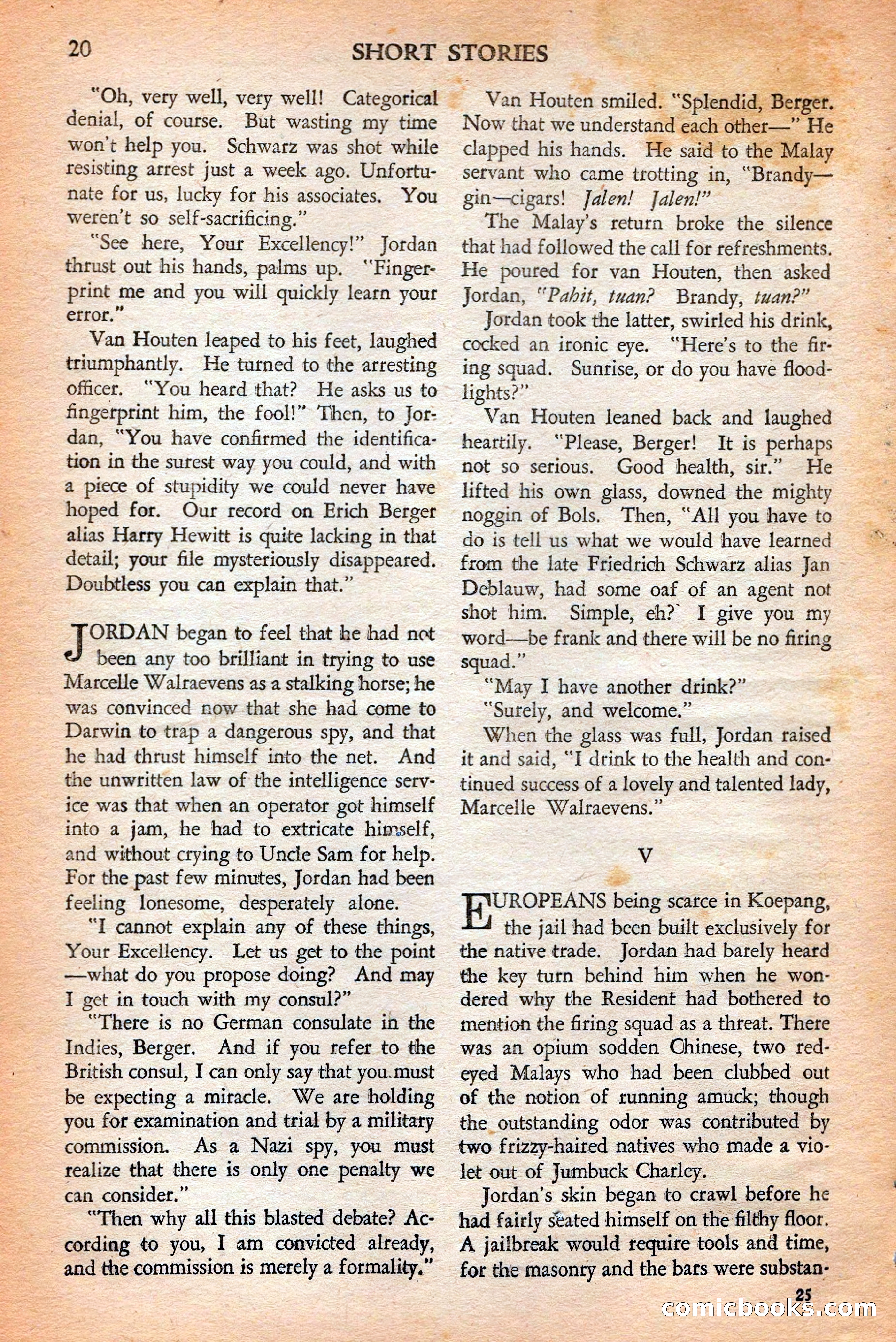 Short Stories, May 25, 1942 — page 22 of 180