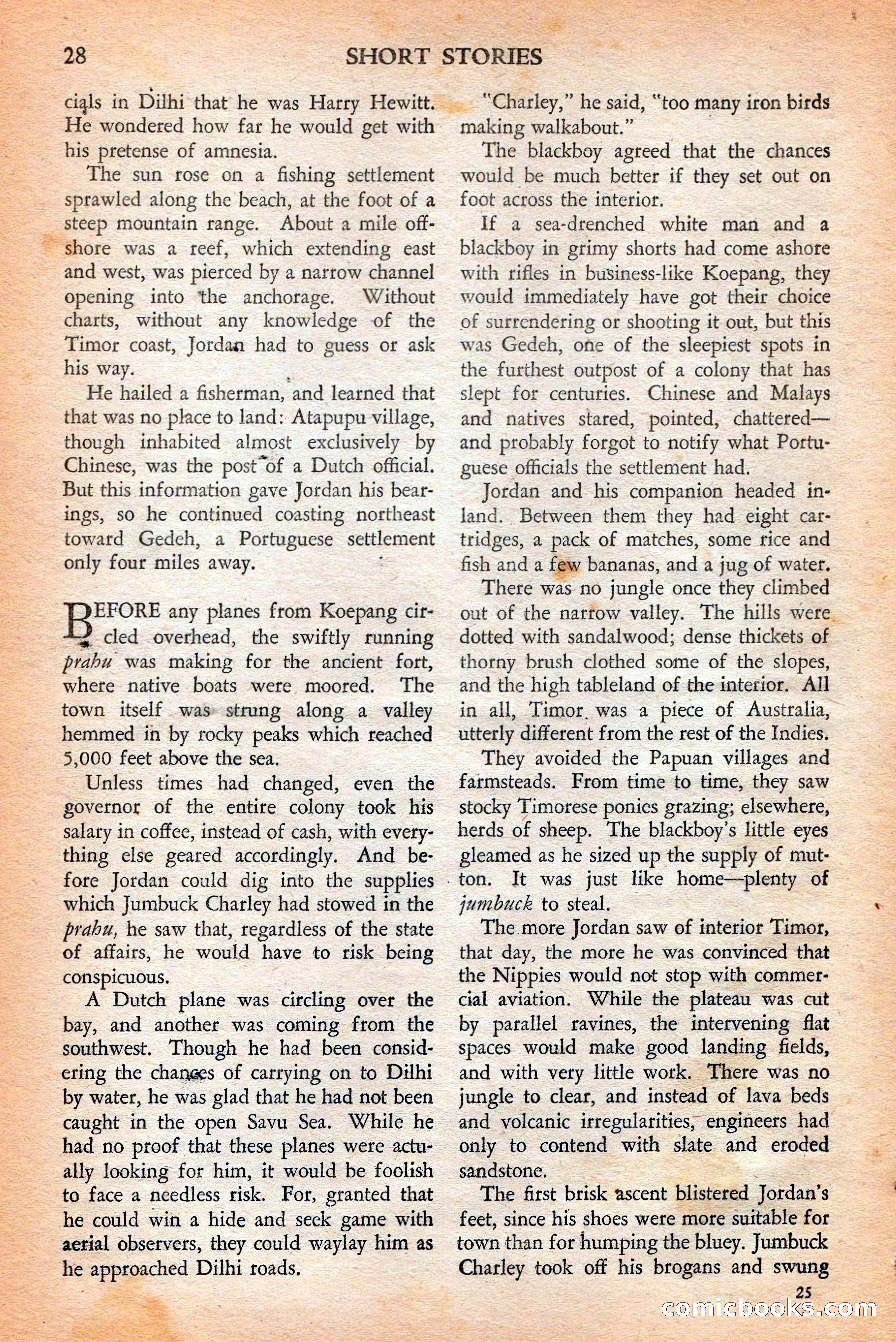 Short Stories, May 25, 1942 — page 30 of 180