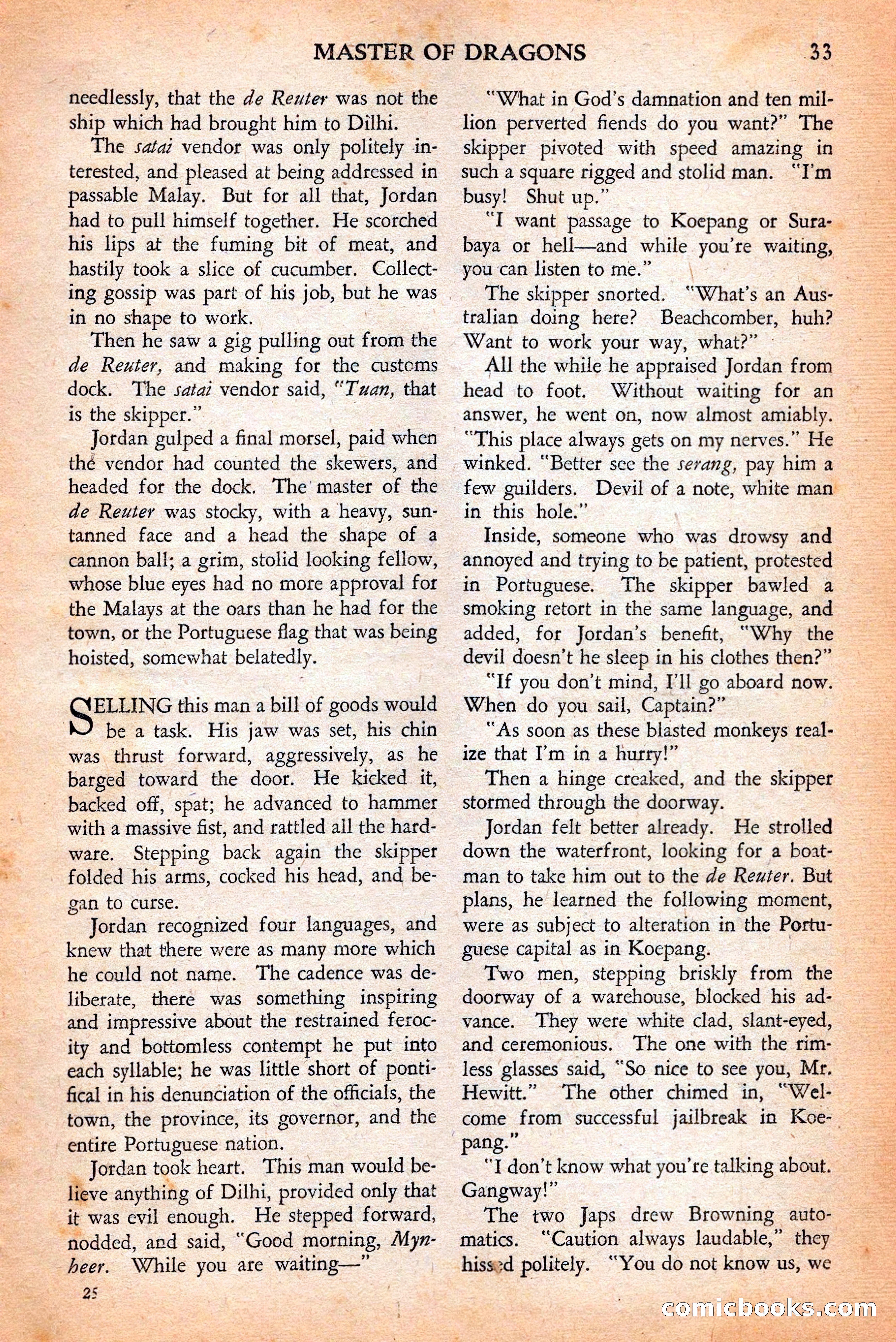 Short Stories, May 25, 1942 — page 35 of 180
