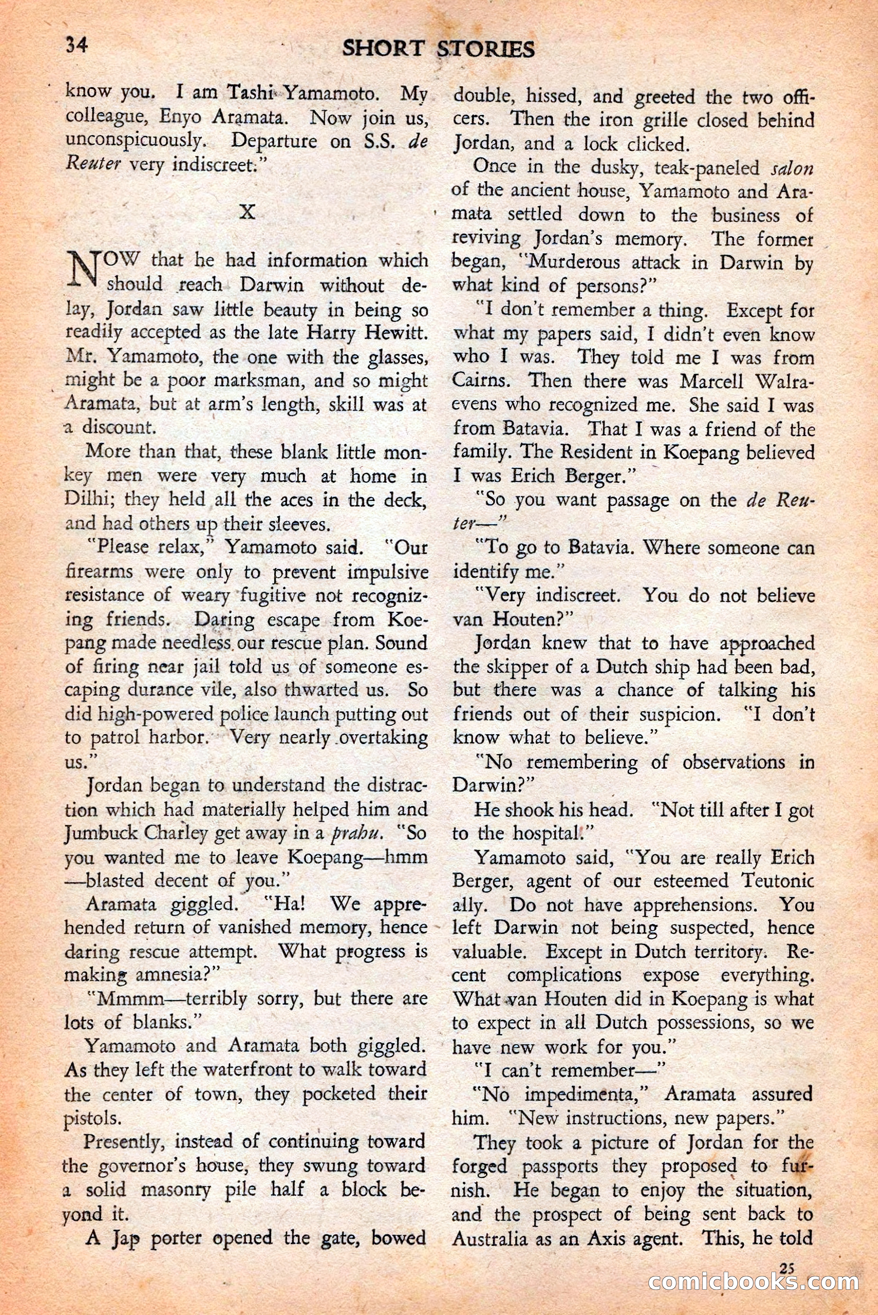 Short Stories, May 25, 1942 — page 36 of 180