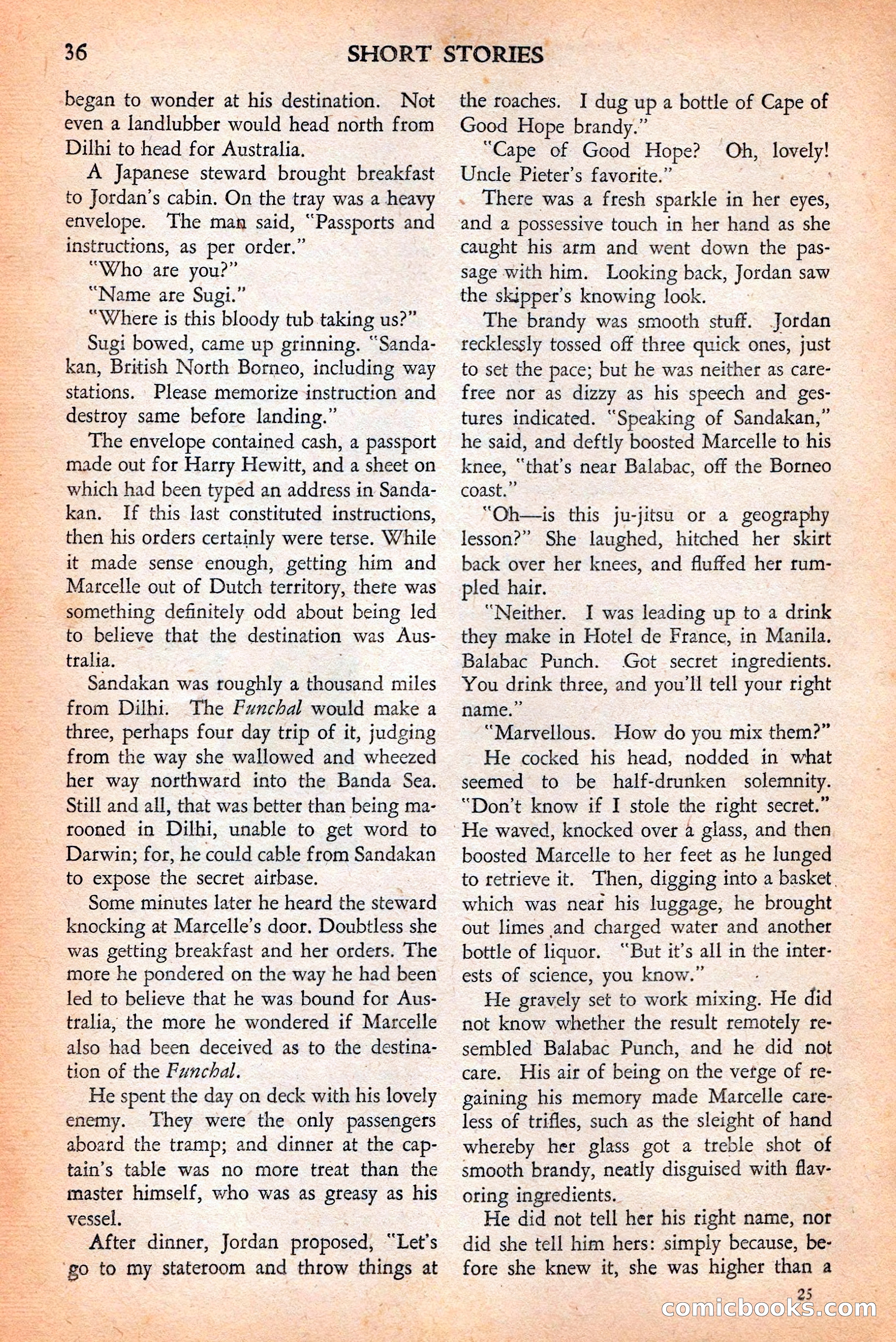 Short Stories, May 25, 1942 — page 38 of 180