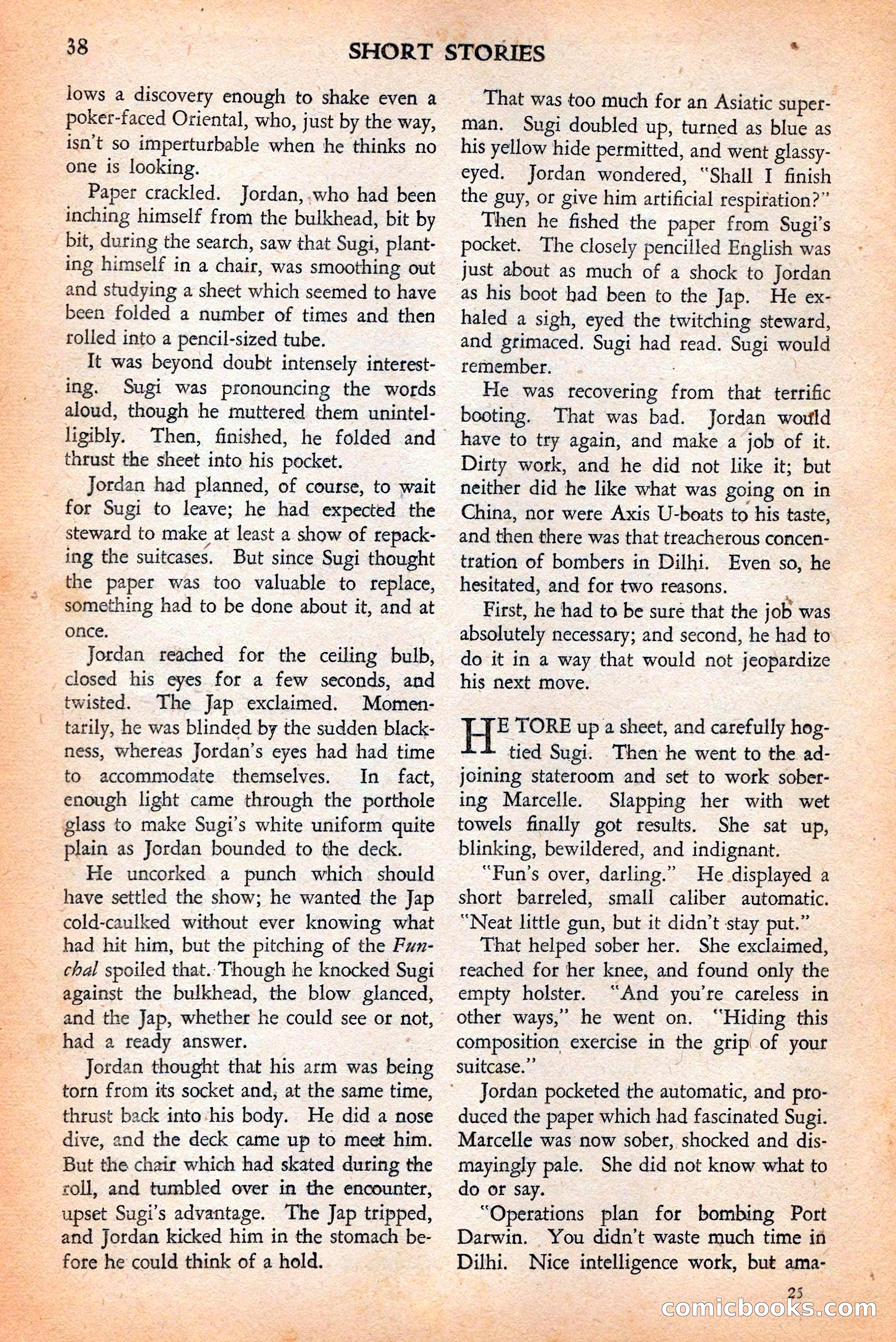 Short Stories, May 25, 1942 — page 40 of 180