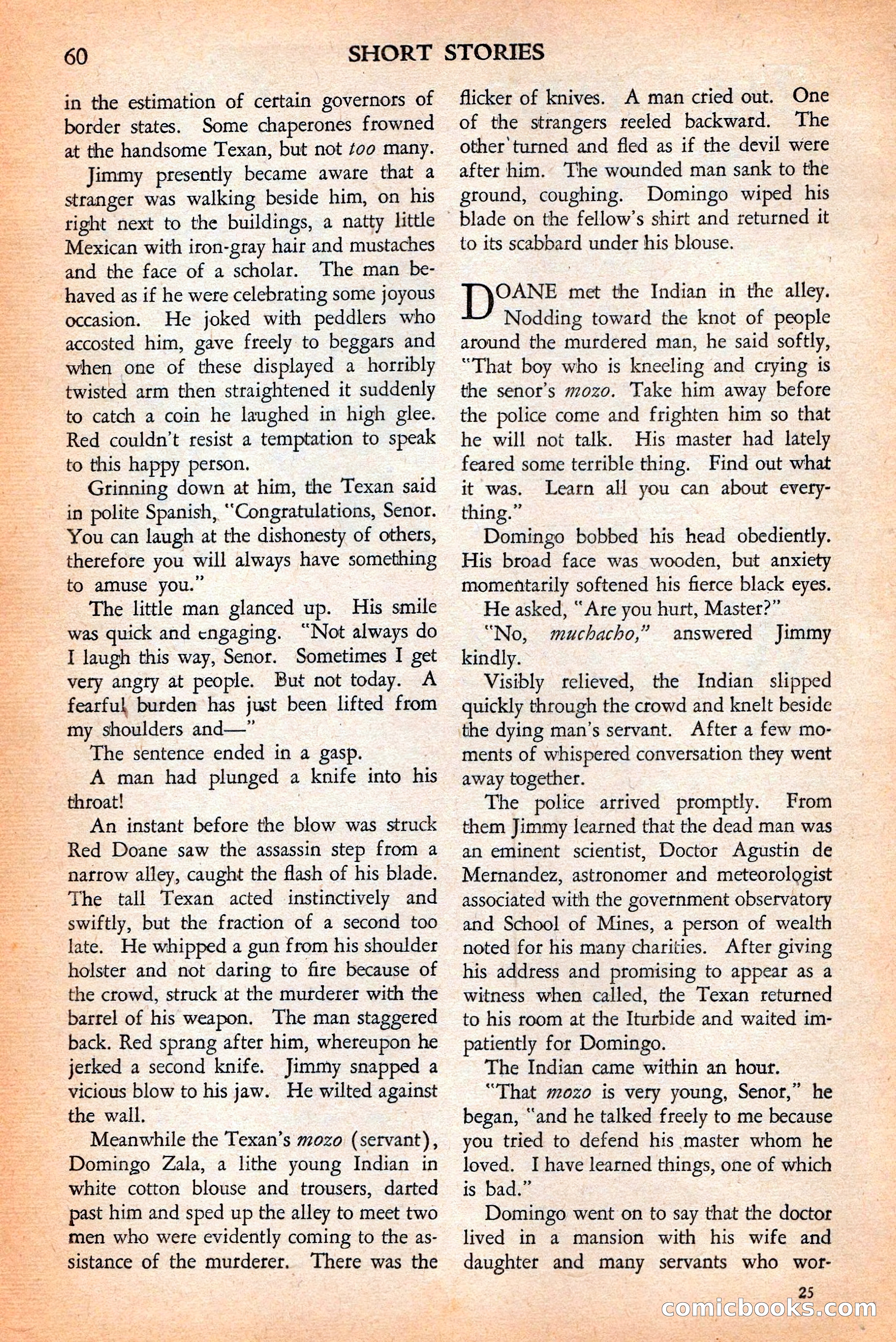 Short Stories, May 25, 1942 — page 62 of 180